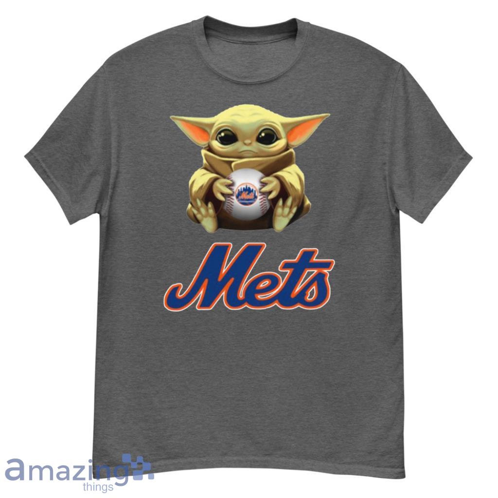 MLB Baseball New York Mets Star Wars Baby Yoda T Shirt