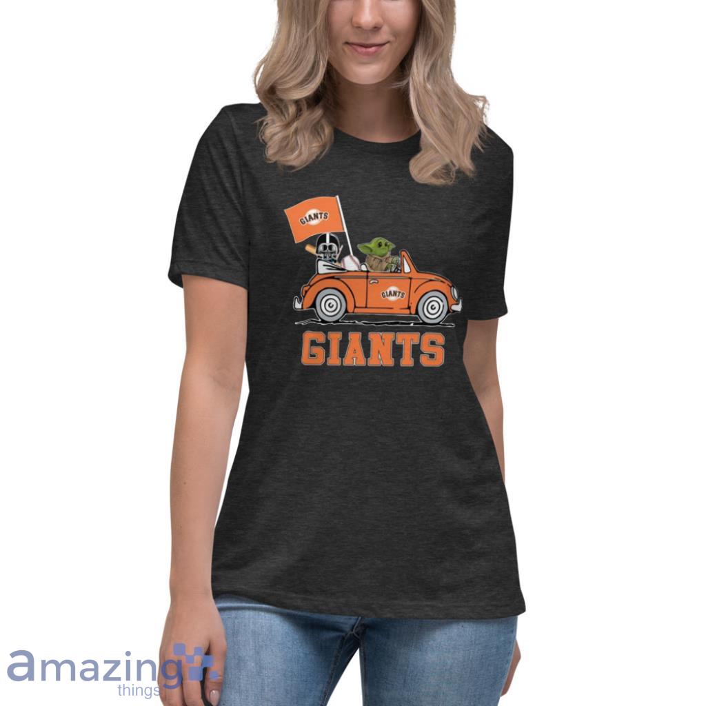 MLB Baseball San Francisco Giants Darth Vader Baby Yoda Driving