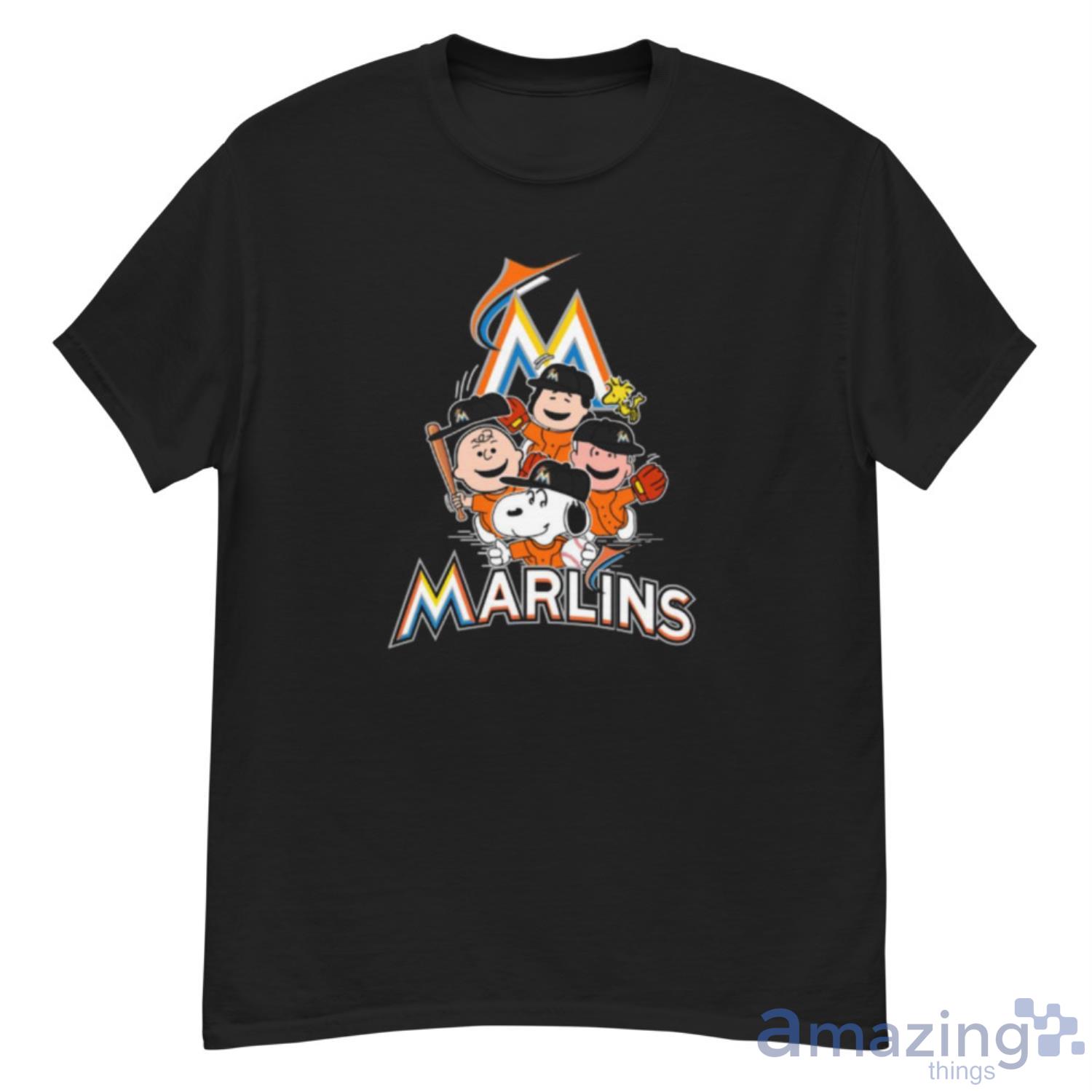 Youth Miami Marlins Stitches Black/Orange Team Jersey