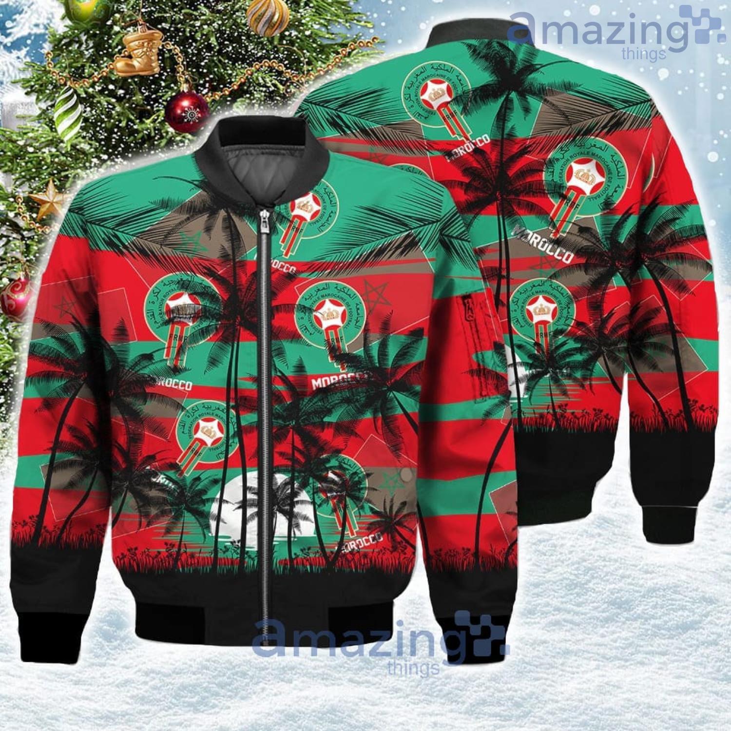 Morocco Coconut Pattern Hawaiian Soccer Team World Cup 2022 Qatar Champions Football Fans All Over Printed 3D Shirt image Morocco Coconut Pattern Hawaiian Soccer Team World Cup 2022 Qatar Champions Football Fans All Over Printed 3D Shirt Product Photo 6