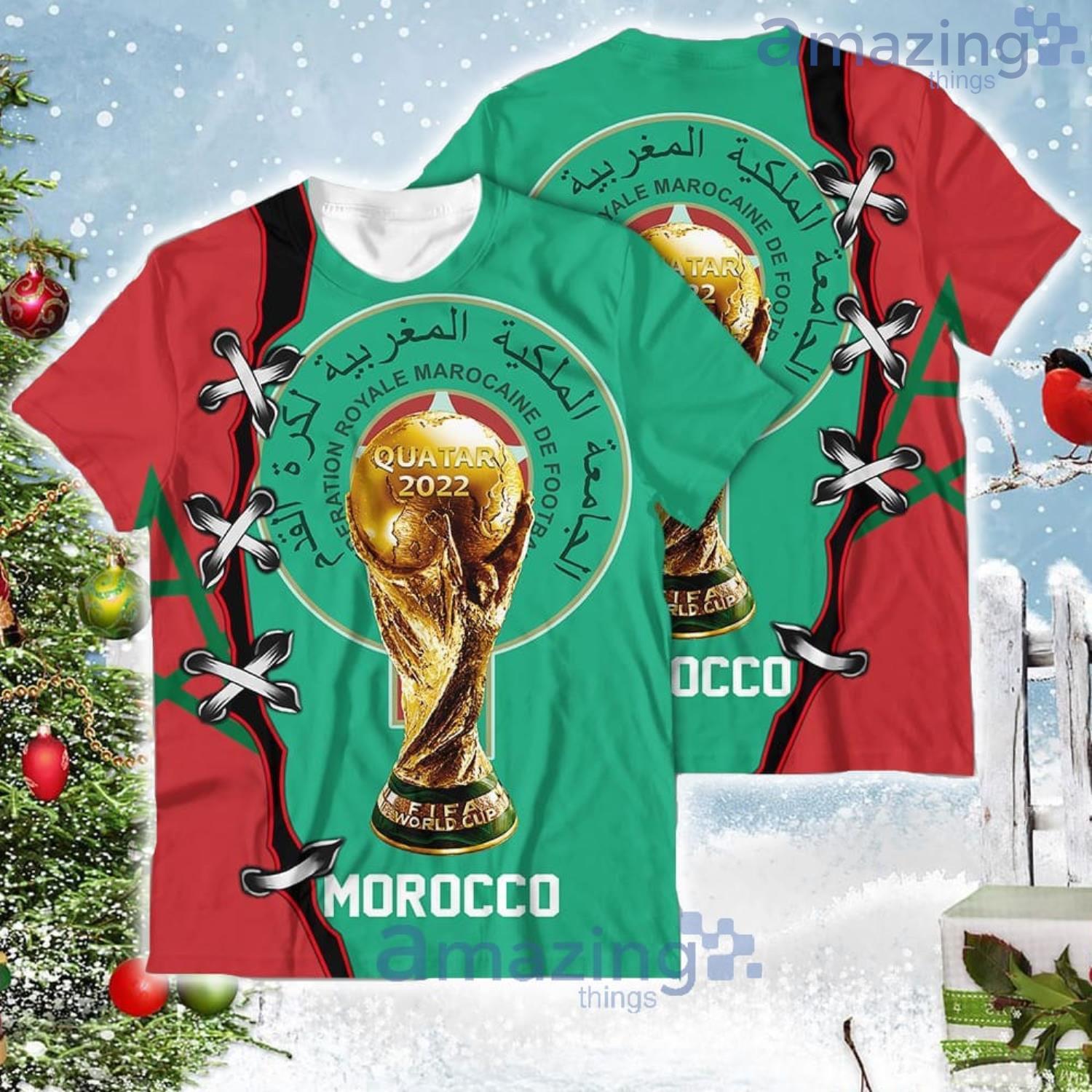 Morocco Shirt, Morocco Soccer Jersey, Personalized Morocco Soccer  Tournament Fan