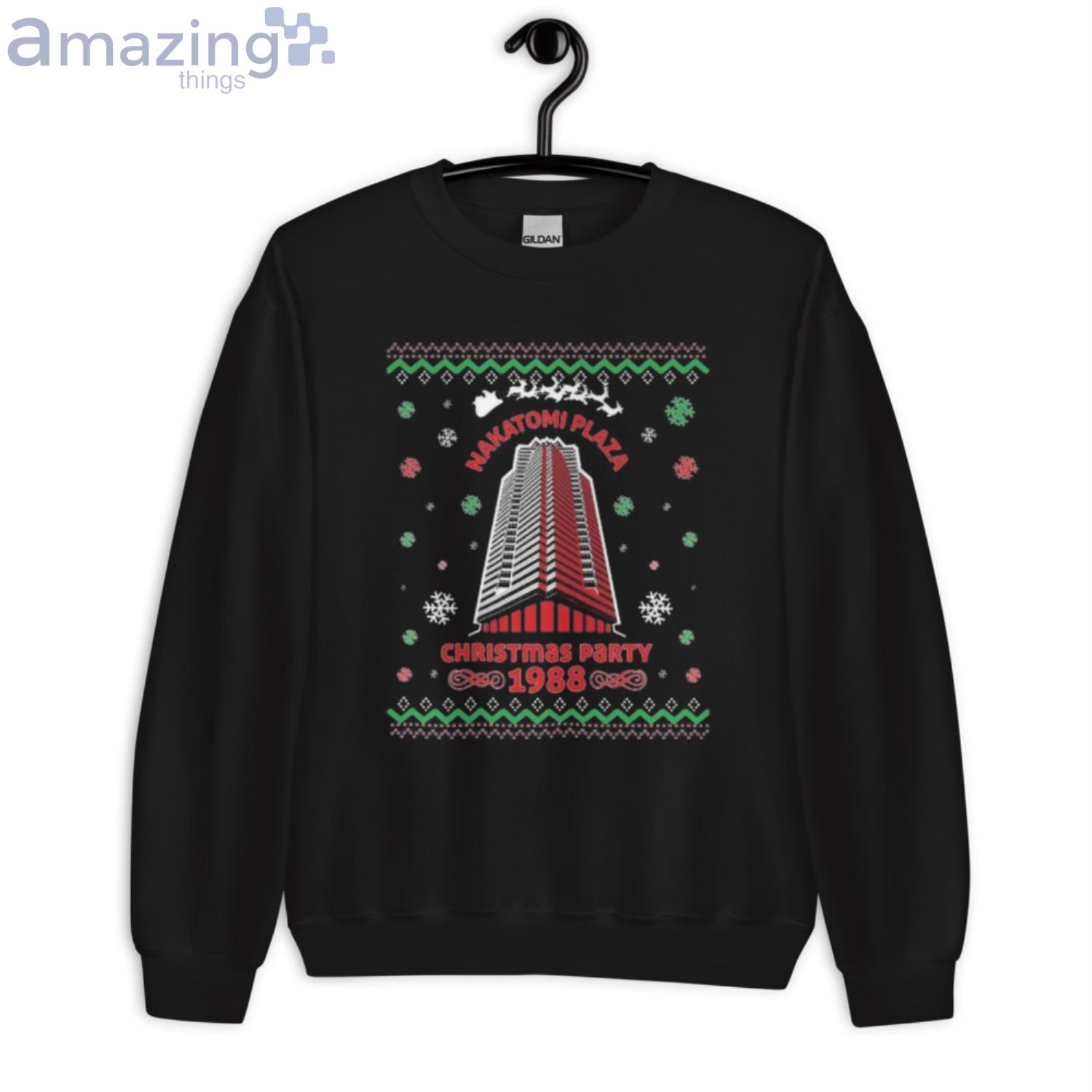 Nakatomi Plaza Die hard movie sweater Christmas Party 1988 Christmas Shirt image Nakatomi Plaza Die hard movie sweater Christmas Party 1988 Christmas Shirt Product Photo 3
