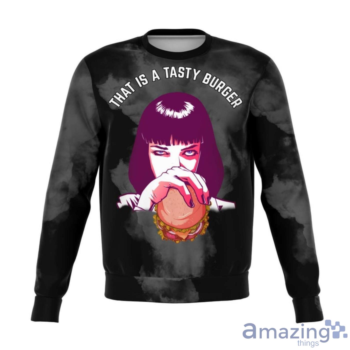 Nasty Burger 3D Ugly Christmas Sweater Product Photo 1