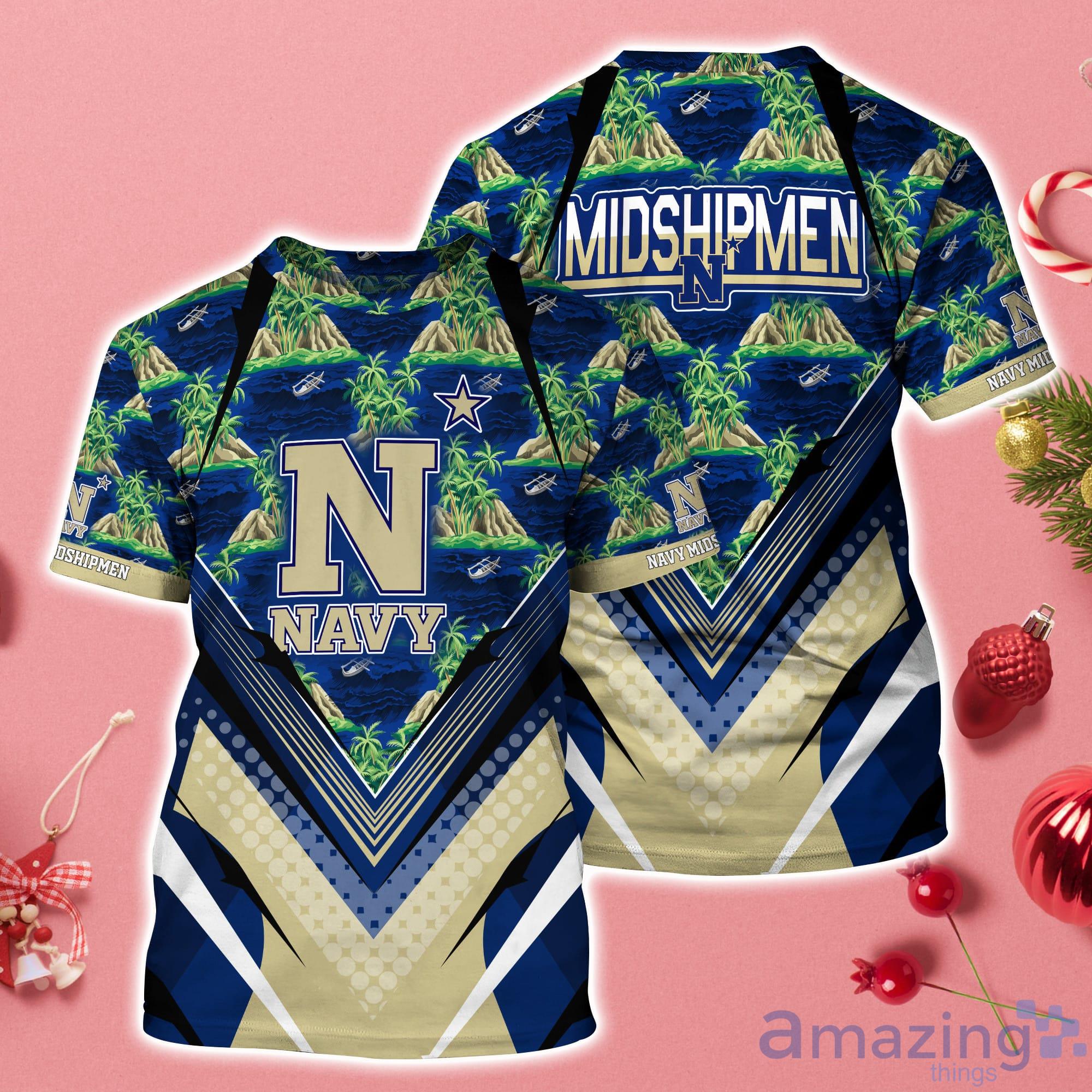 Navy Midshipmen Sport Team 3D T-Shirt For Fans Product Photo 1