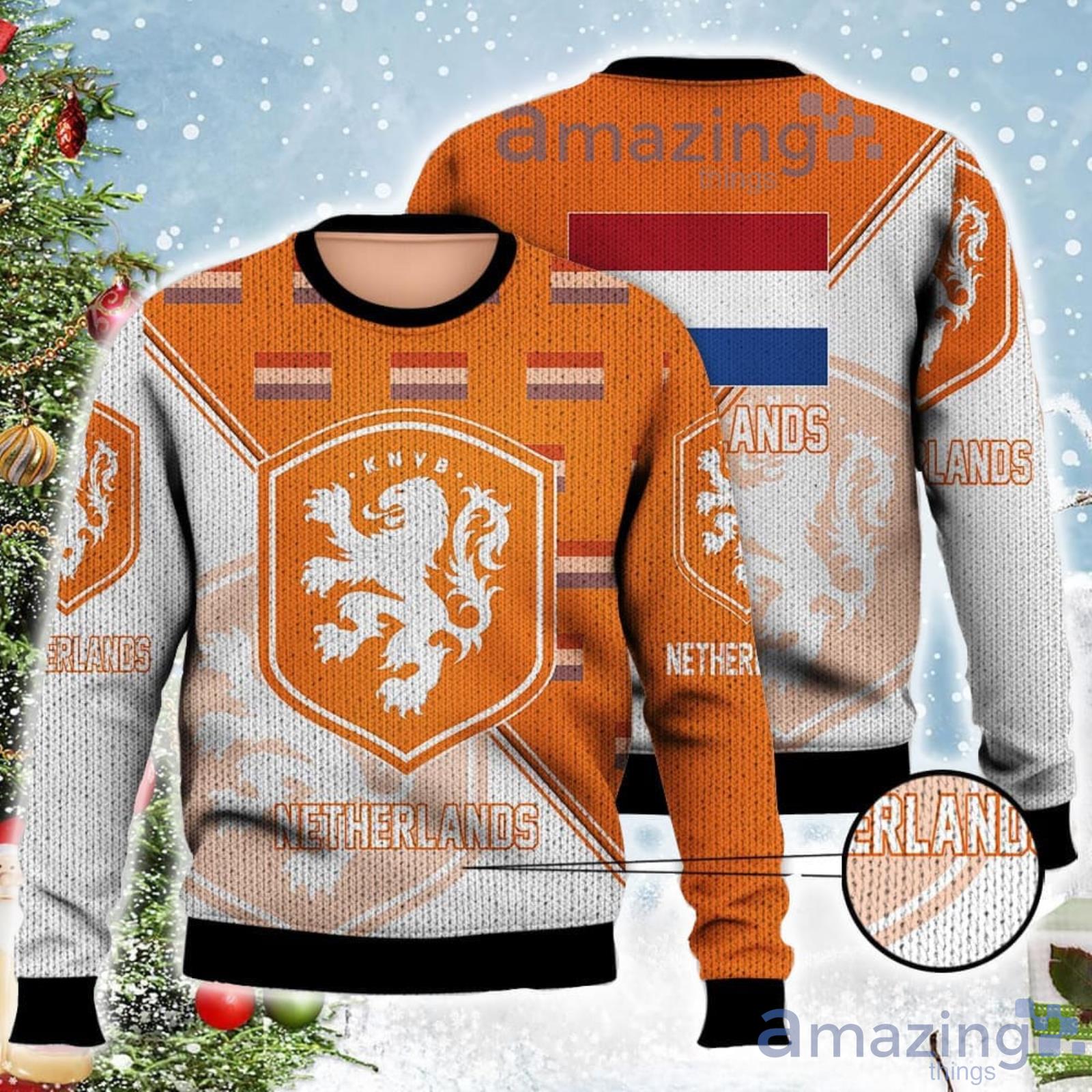 Netherlands National Soccer Team Qatar World Cup 2022 Champions Soccer Team  3D All Over Printed Shirt