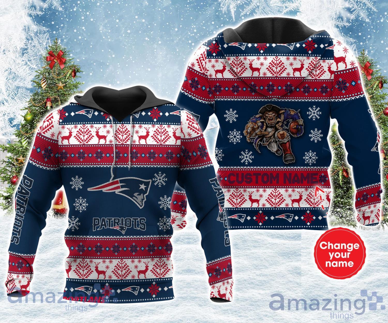 New England Patriots Nfl Personalized Name All Over Printed 3D Shirt For Fans Product Photo 1