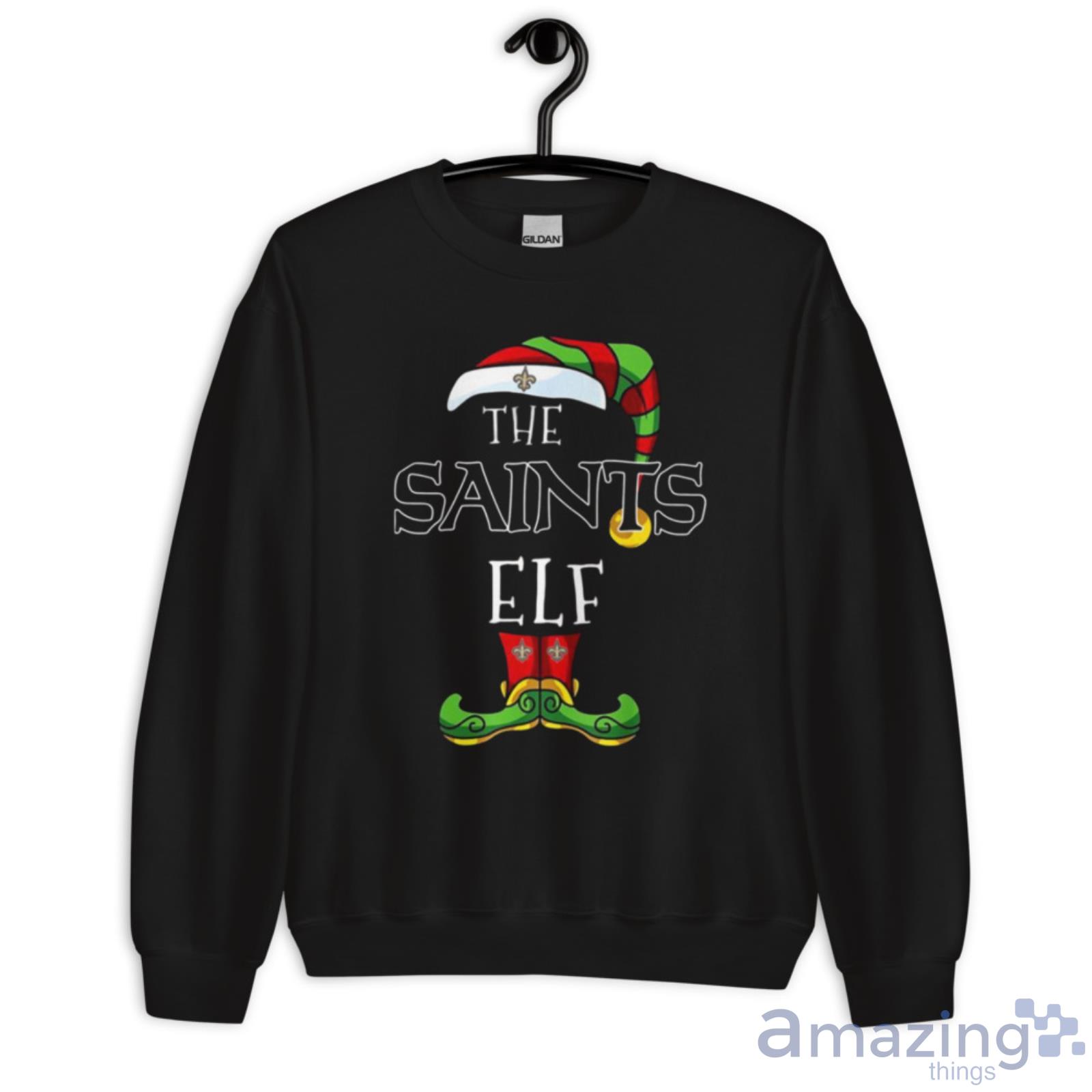 New Orleans Saints Christmas Elf Funny Nfl Shirt