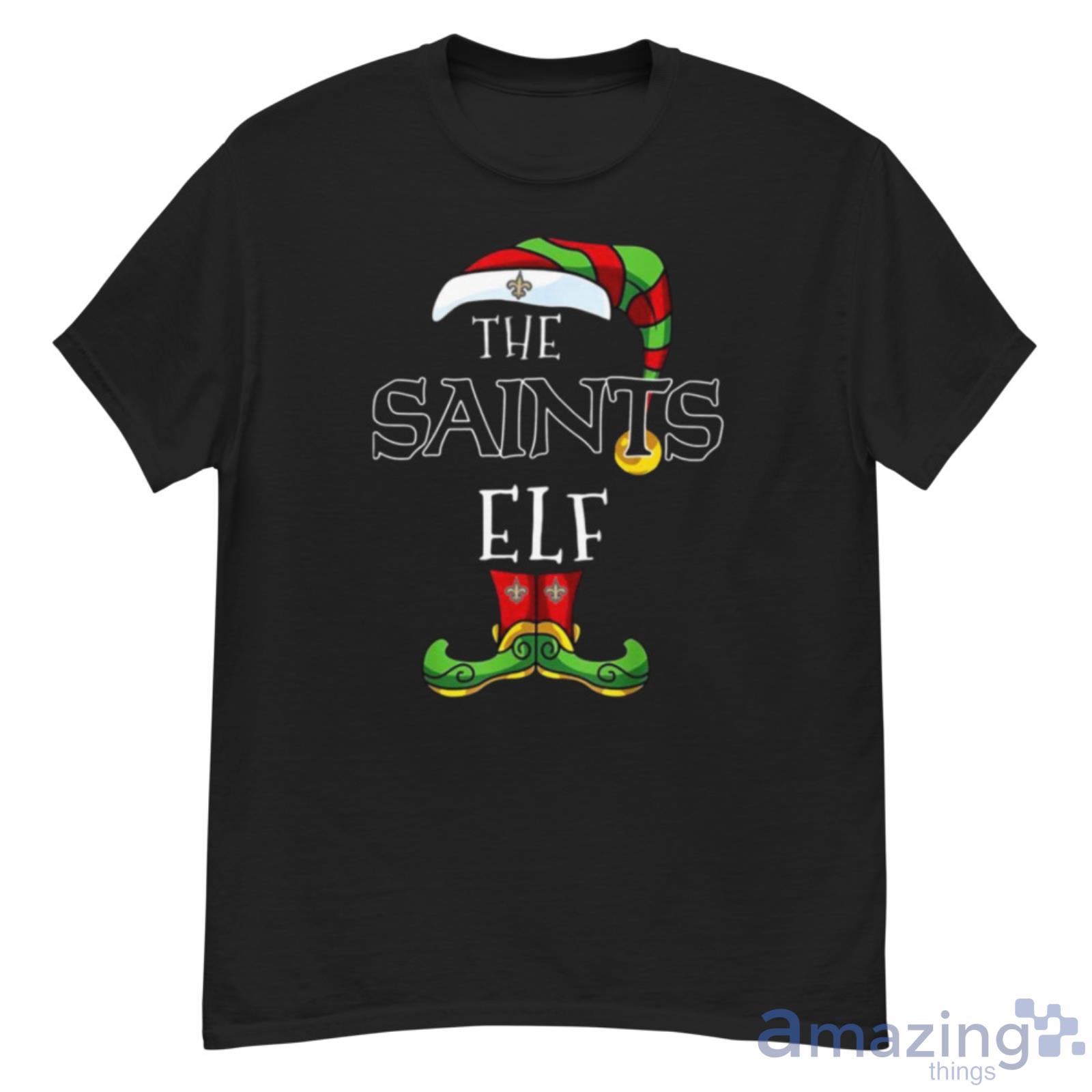 New Orleans Saints Christmas Elf Funny Nfl Shirt