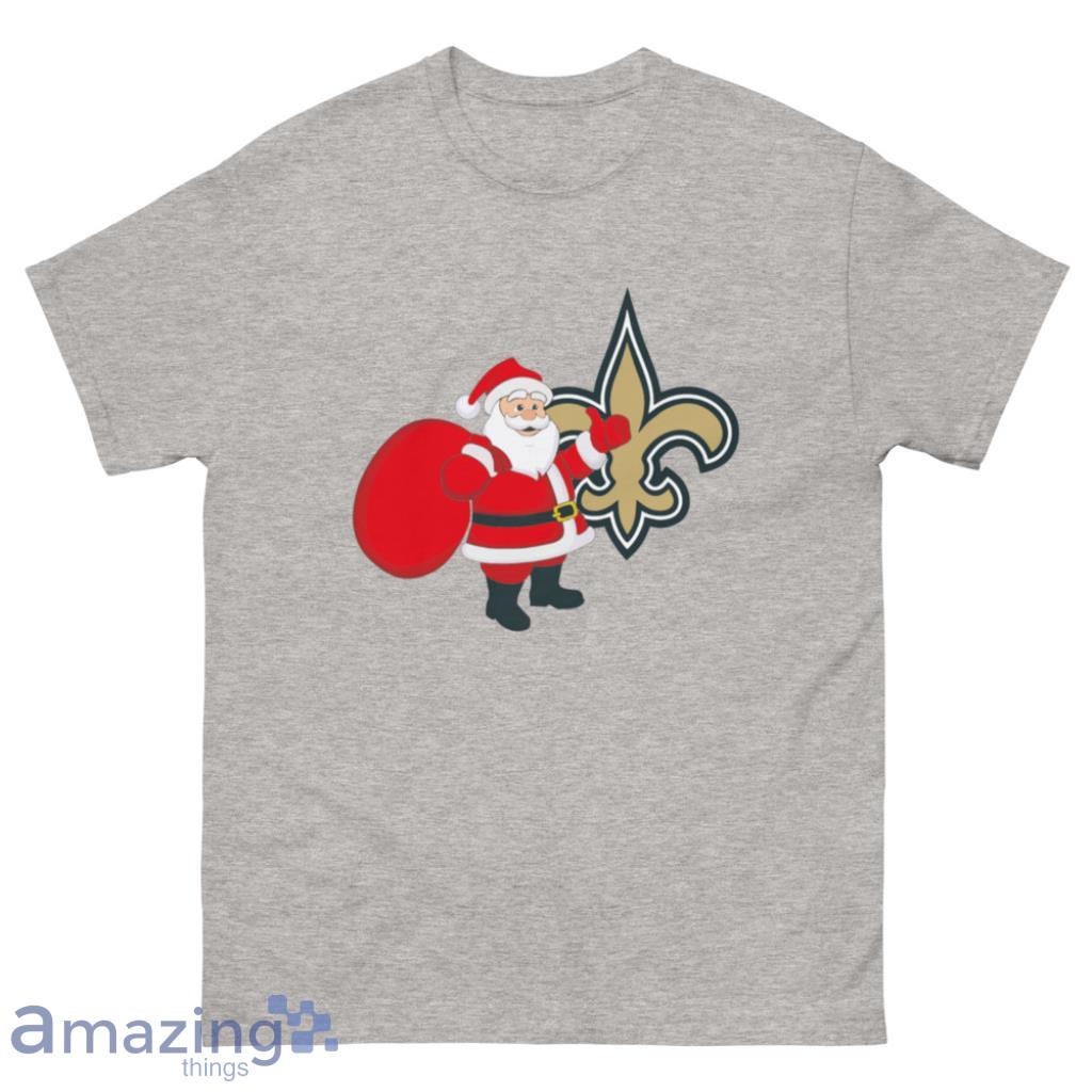 New Orleans Saints NFL Santa Claus Christmas Shirt - 500 Men’s Classic Tee Gildan