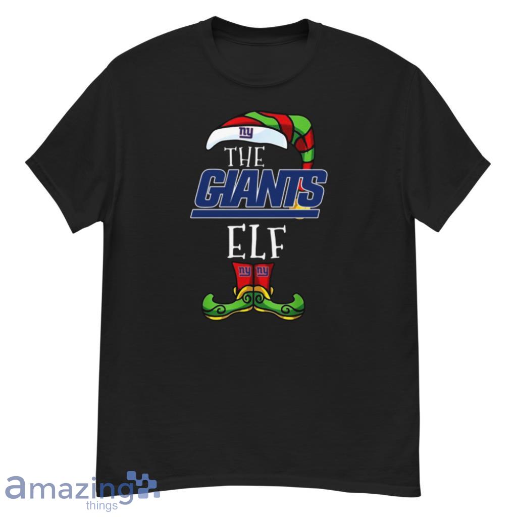 New York Giants Christmas ELF Funny NFL T Shirt