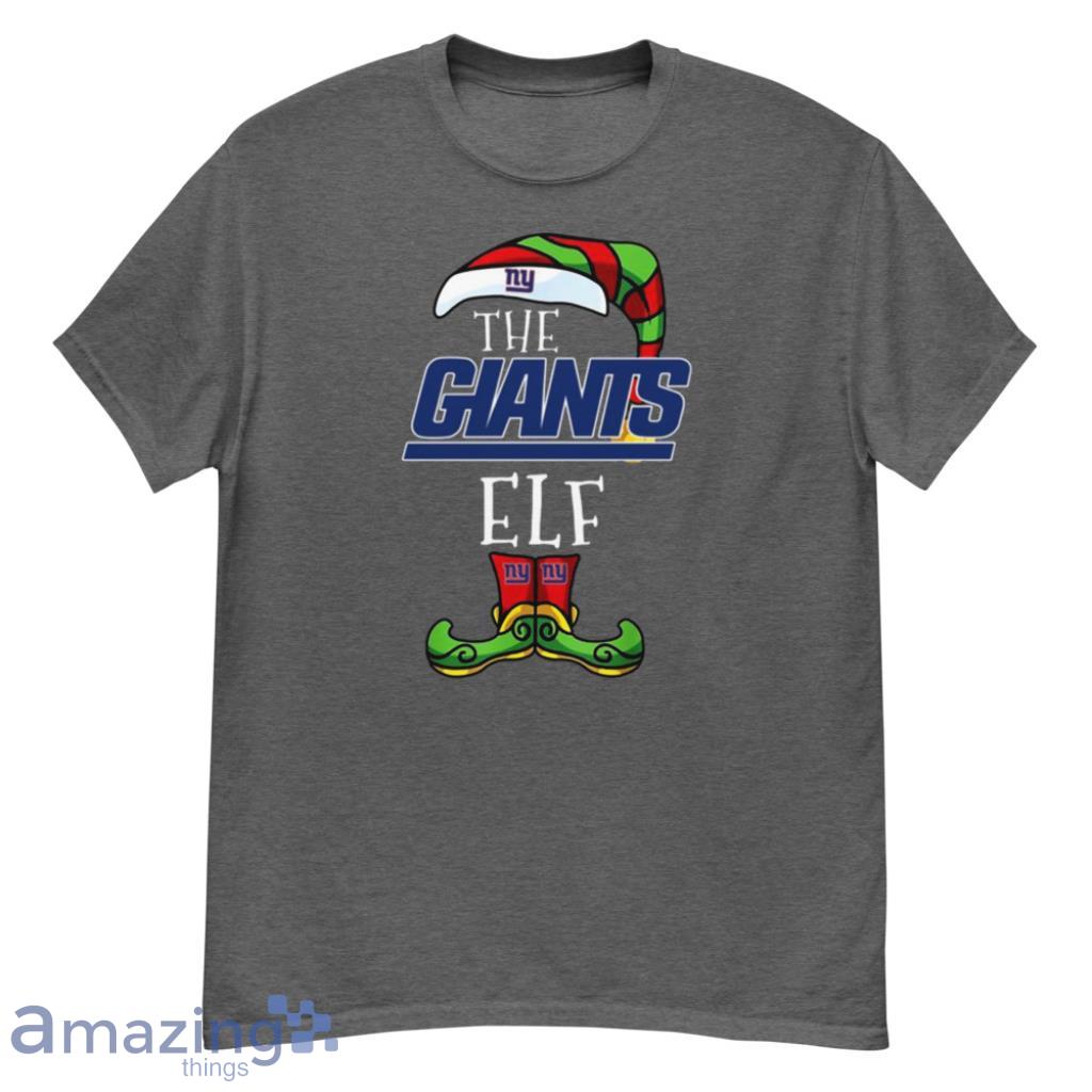 New York Giants Christmas ELF Funny NFL T Shirt