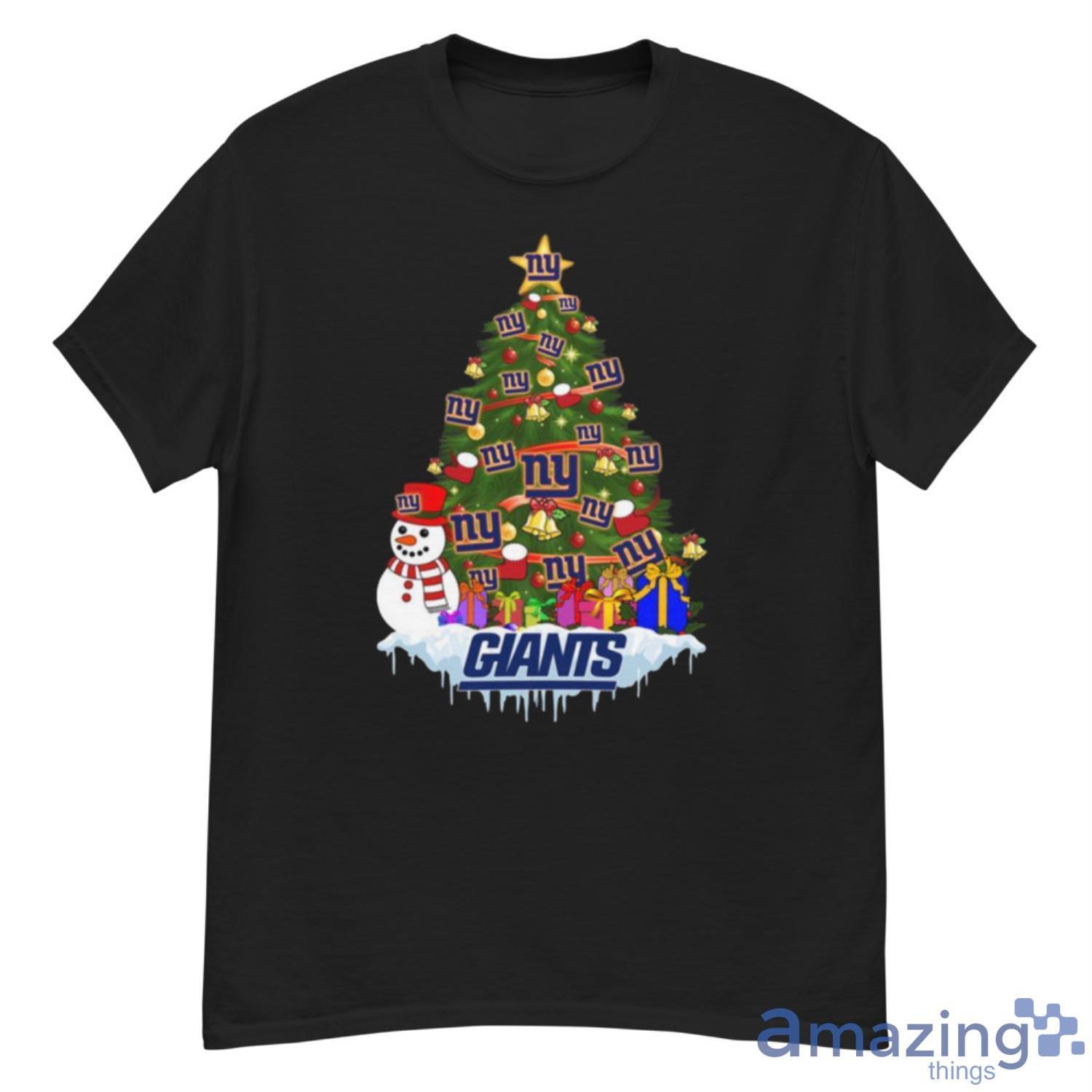 New York Giants Merry Christmas NFL Football Sports V-Neck T-Shirt