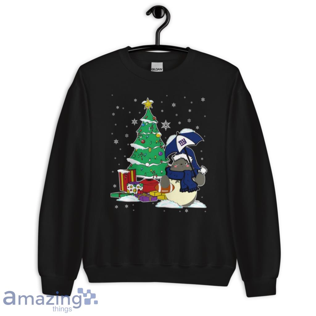 New York Giants NFL Football Cute Tonari No Totoro Christmas Sports T Shirt image New York Giants NFL Football Cute Tonari No Totoro Christmas Sports T-Shirt - Unisex Crewneck Sweatshirt