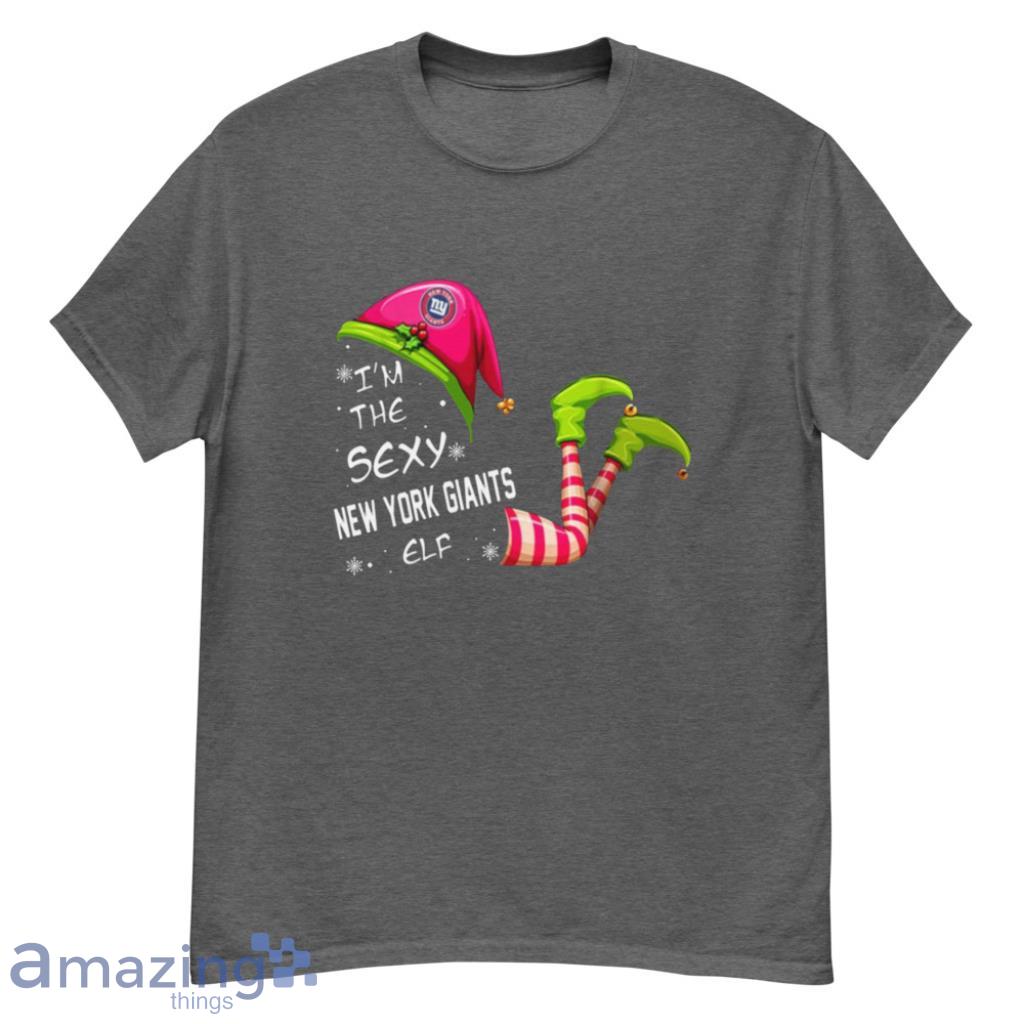 New York Giants Christmas ELF Funny NFL T Shirt