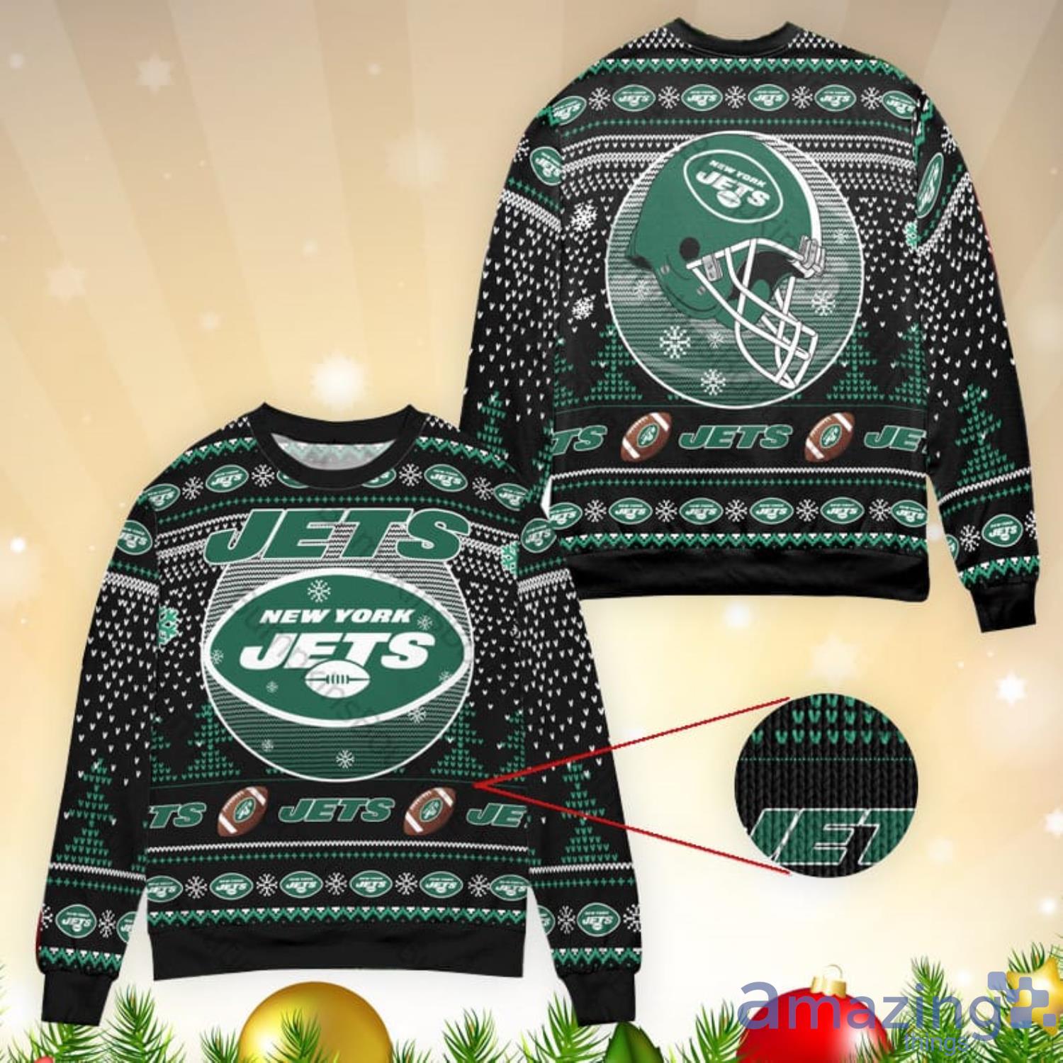 New York Jets Fans Ugly Christmas Sweater