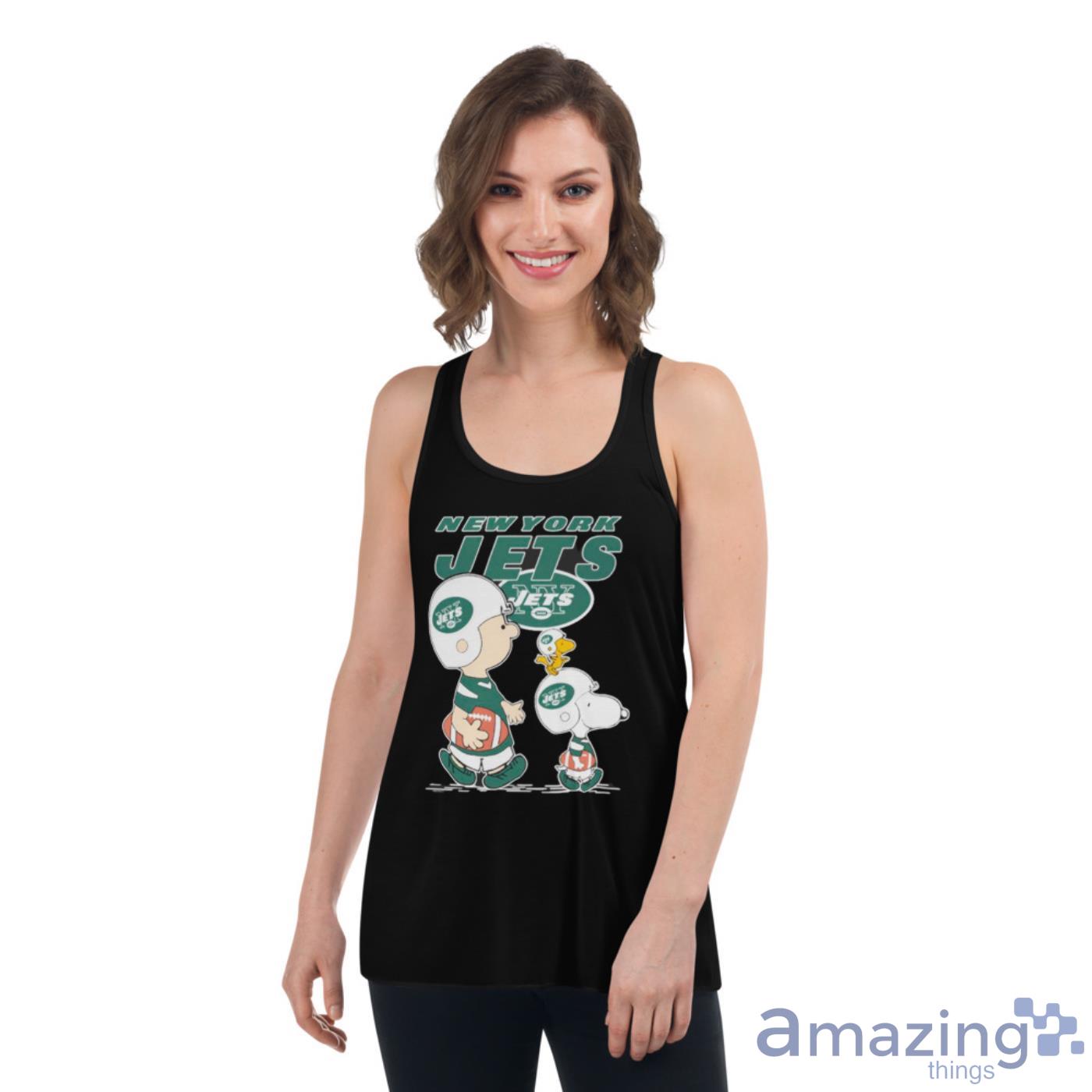 New York Jets Let's Play Football Together Snoopy Charlie Brown And  Woodstock Shirt