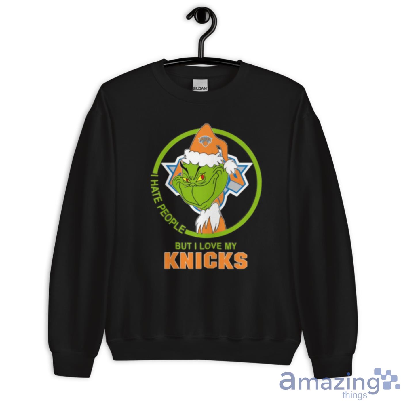 Personalized The Grinch New York Knicks NBA 3D Polo Shirt Hate