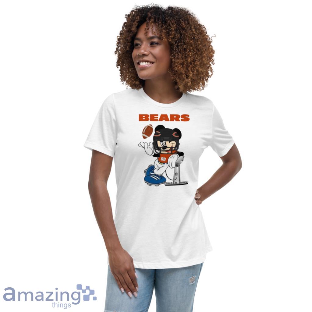 NFL Chicago Bears Mickey Mouse Disney Super Bowl Football T Shirt