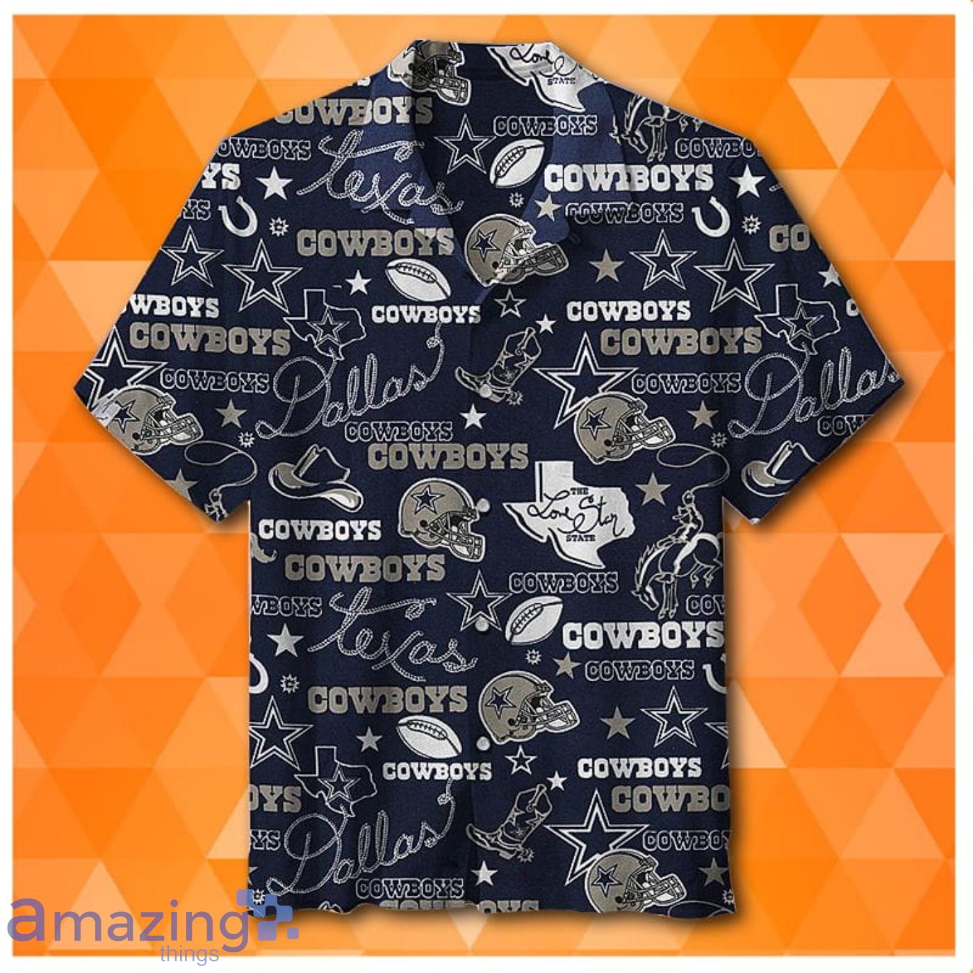 Nfl Dallas Cowboys Logo Hawaiian Shirt Product Photo 1