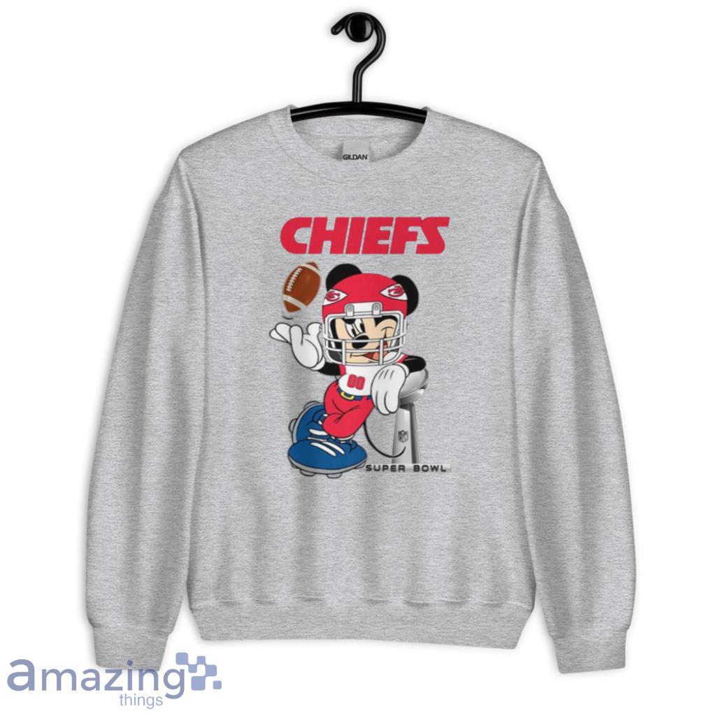 NFL Kansas city chiefs Mickey Mouse Disney Super Bowl Football T Shirt