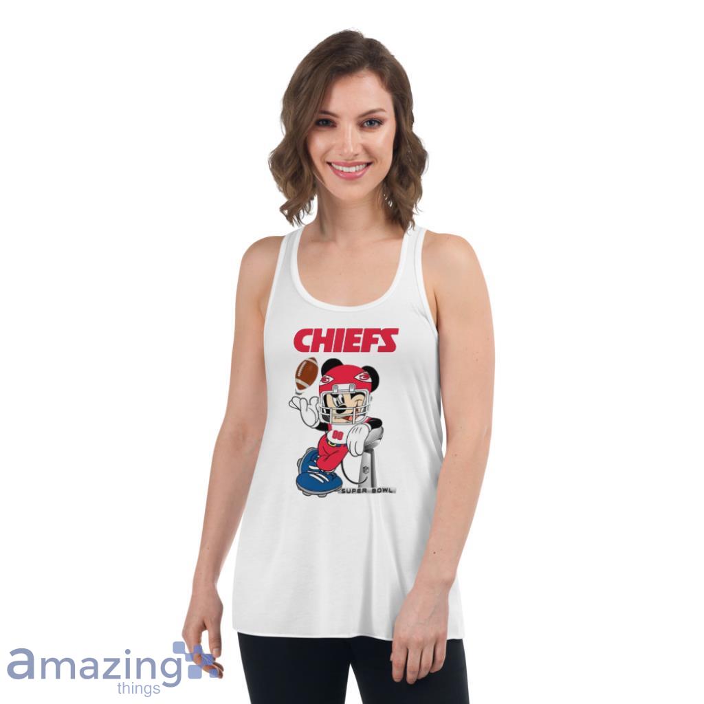 NFL Kansas city chiefs Mickey Mouse Disney Super Bowl Football T Shirt