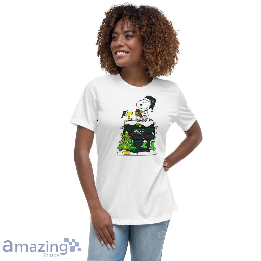 Snoopy And Woodstock Merry New York Jets Christmas T-Shirt - T-shirts Low  Price