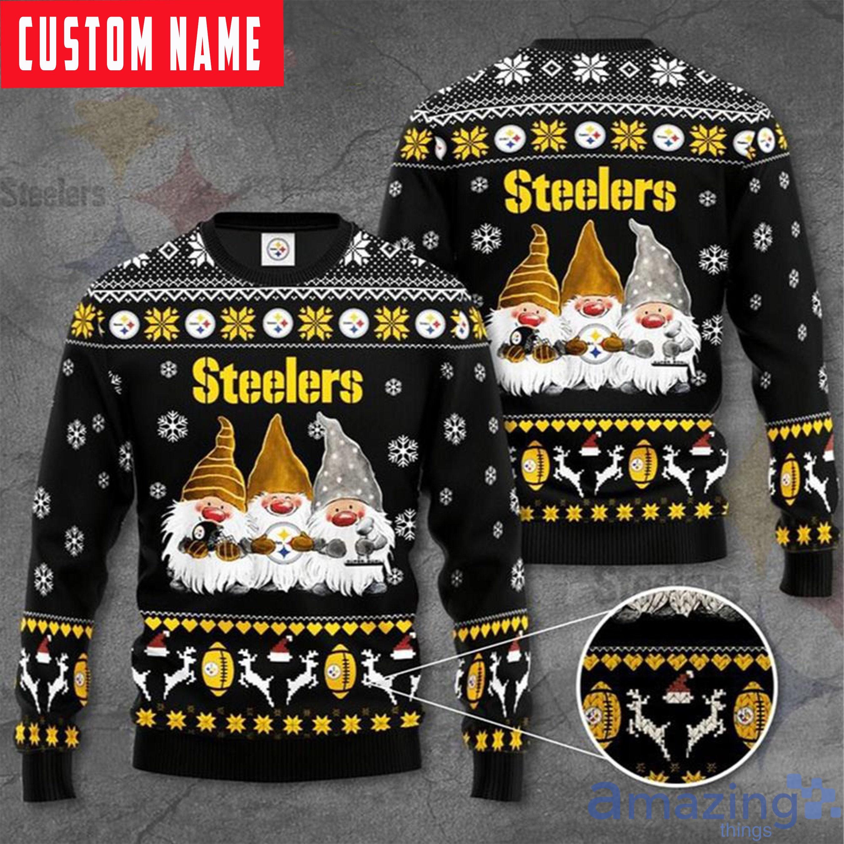 steelers ugly xmas sweater