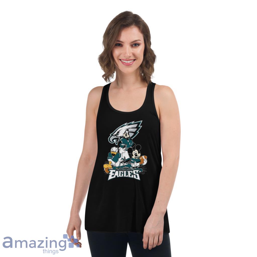 Mickey Donald Goofy The Three Philadelphia Eagles Football Shirts Women's T- Shirt 