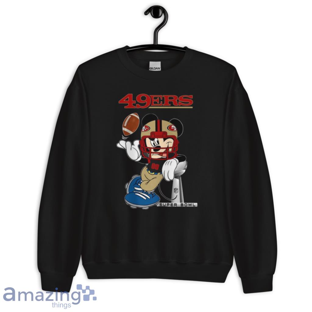 San Francisco 49ers Mickey Mouse super bowl shirt