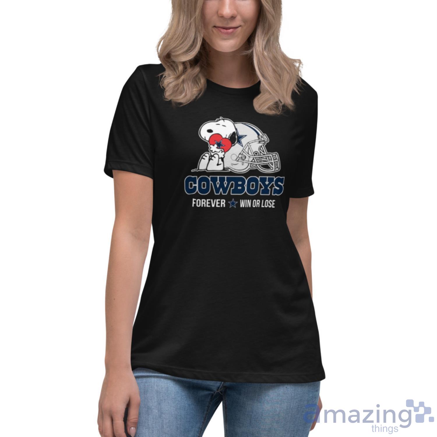 Dallas Cowboys NFL Football The Peanuts Movie Adorable Snoopy T