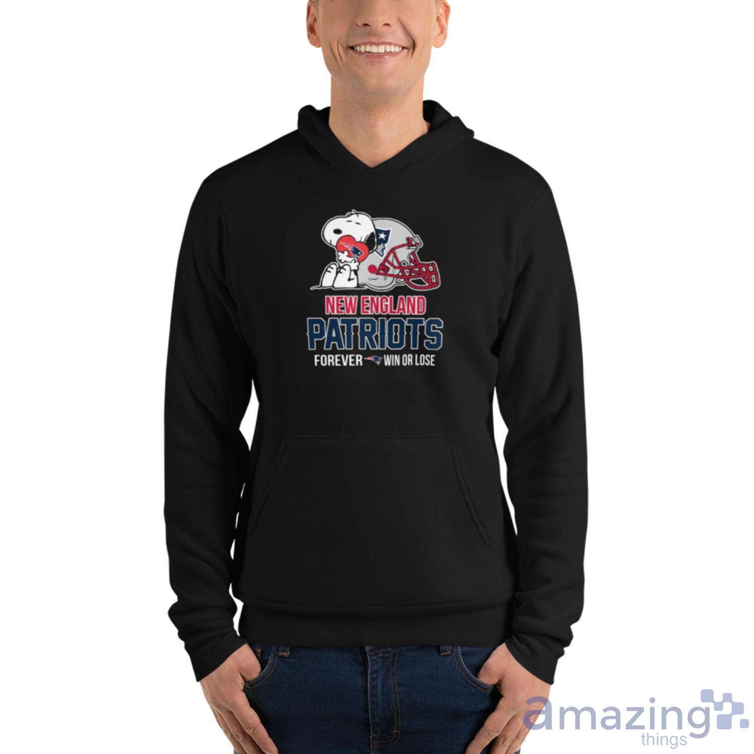 NFL The Peanuts Movie Snoopy Forever Win Or Lose Football New England Patriots Shirt image NFL The Peanuts Movie Snoopy Forever Win Or Lose Football New England Patriots Shirt - Unisex Fleece Pullover Hoodie