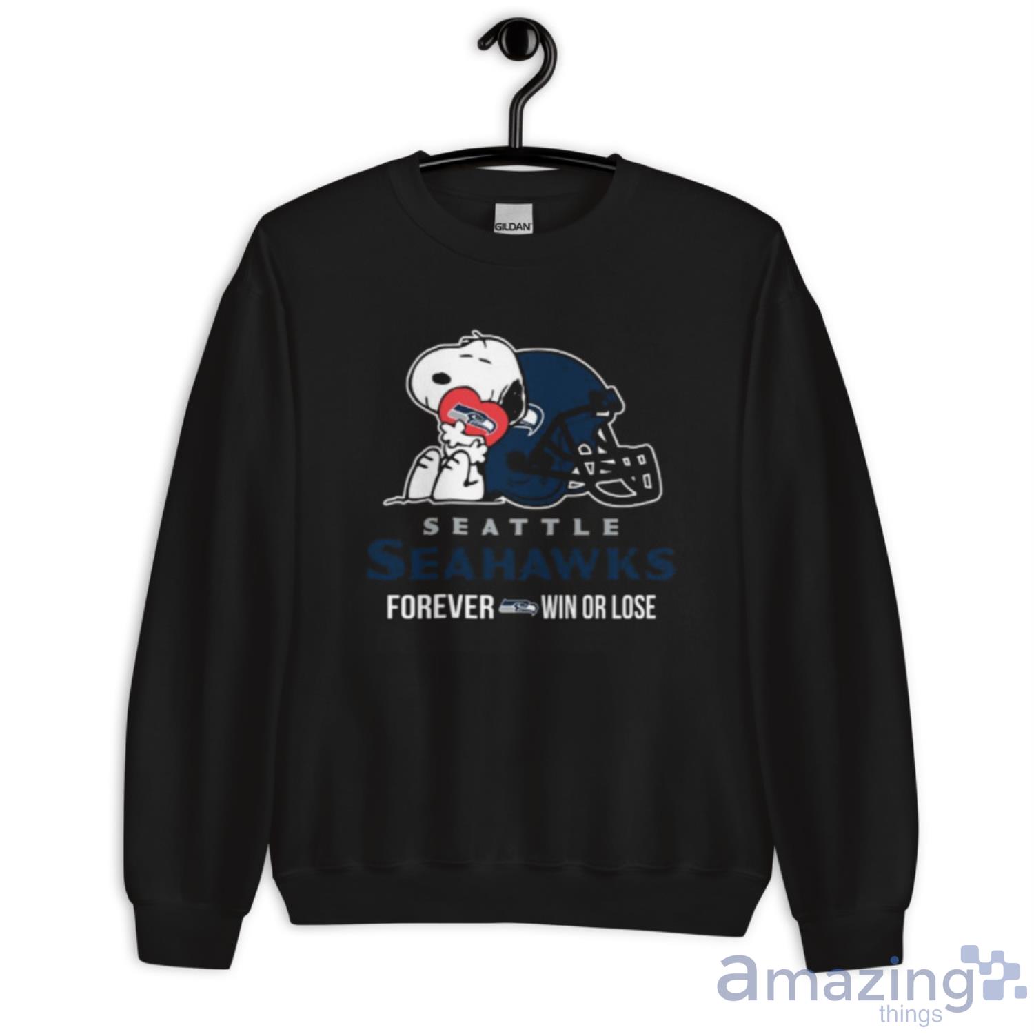 Officially Licensed NFL Long Sleeve Hoodie T-shirt - Cowboys - Seahawks