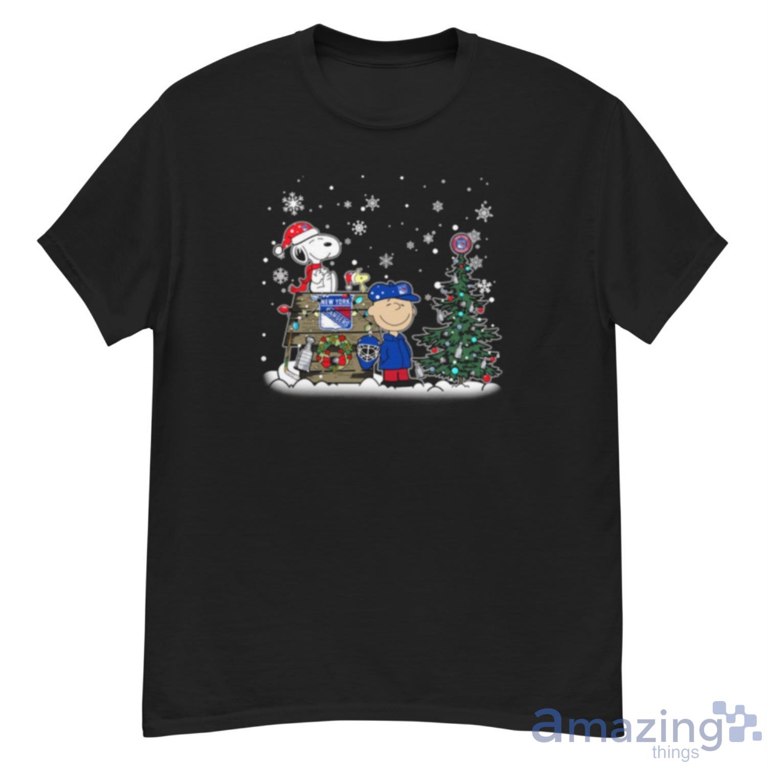 NHL New York Rangers Snoopy Charlie Brown Woodstock Christmas