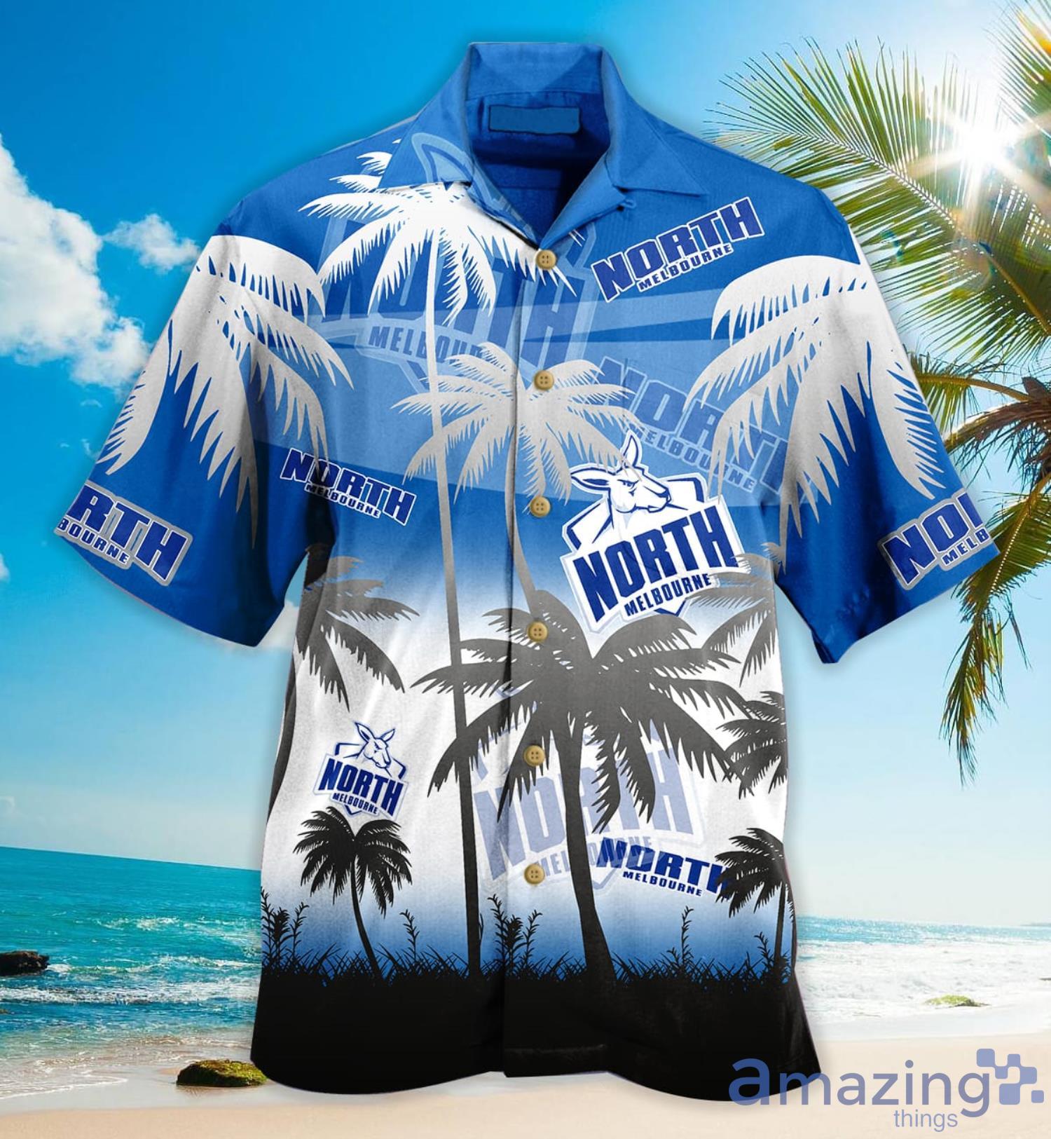 North Melbourne Hawaiian Shirt For Fans Product Photo 1