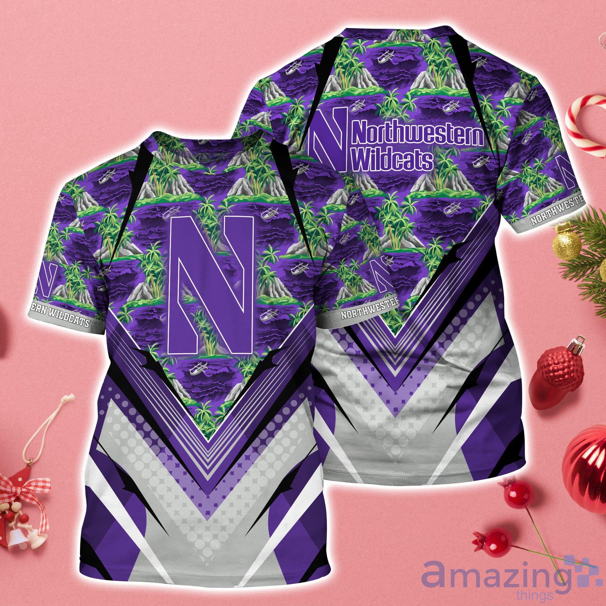 Northwestern Wildcats Sport Team 3D T-Shirt For Fans Product Photo 1