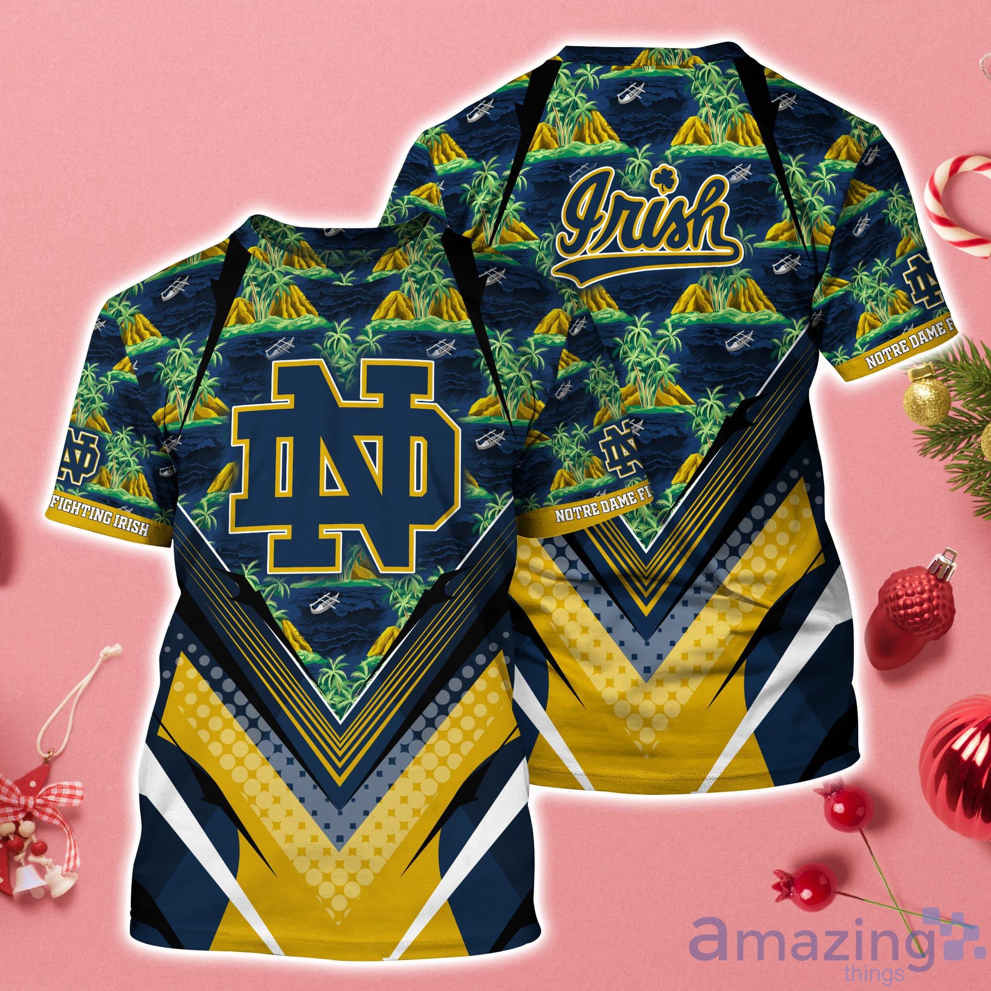 Notre Dame Fighting Irish Sport Team 3D T-Shirt For Fans Product Photo 1