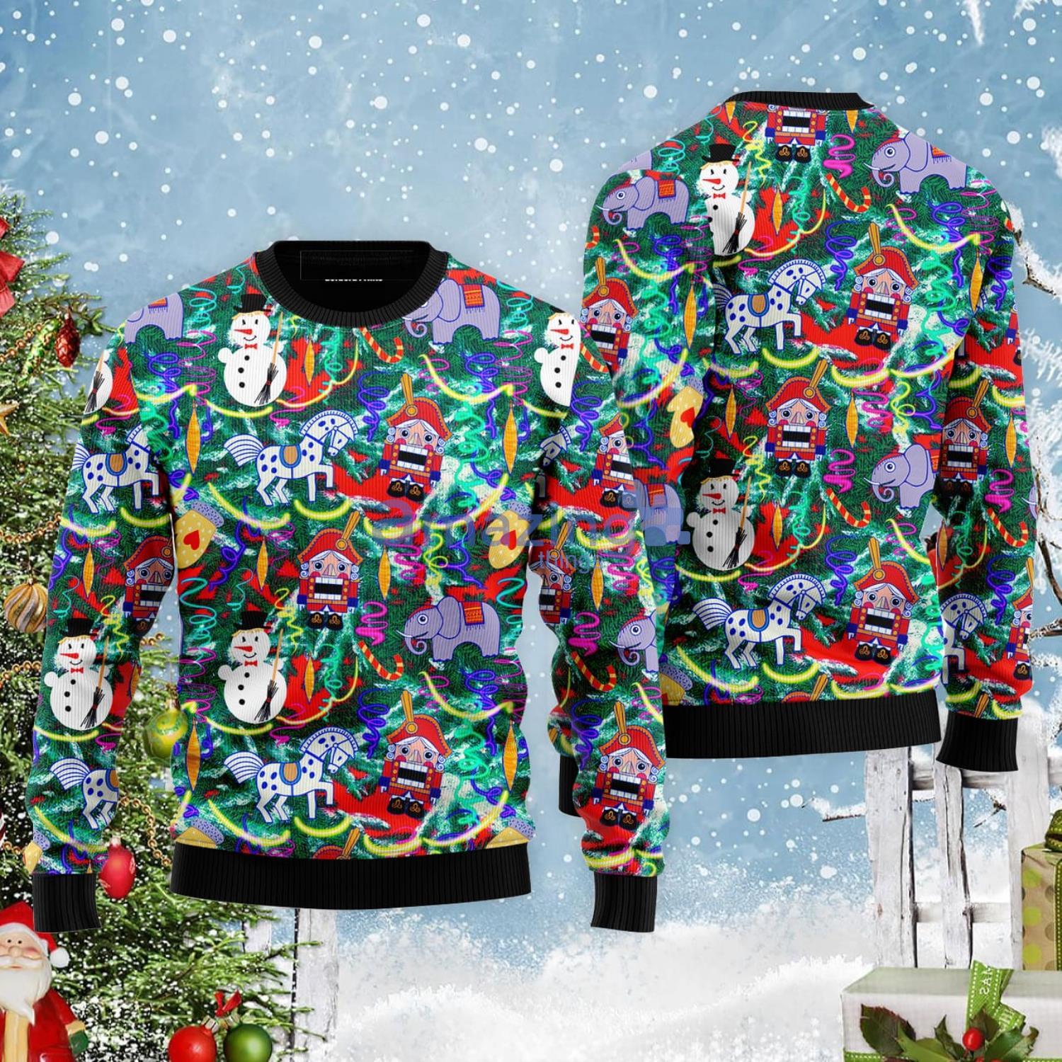 Nutcracker Party Christmas Gift Ugly Christmas Sweater Product Photo 1