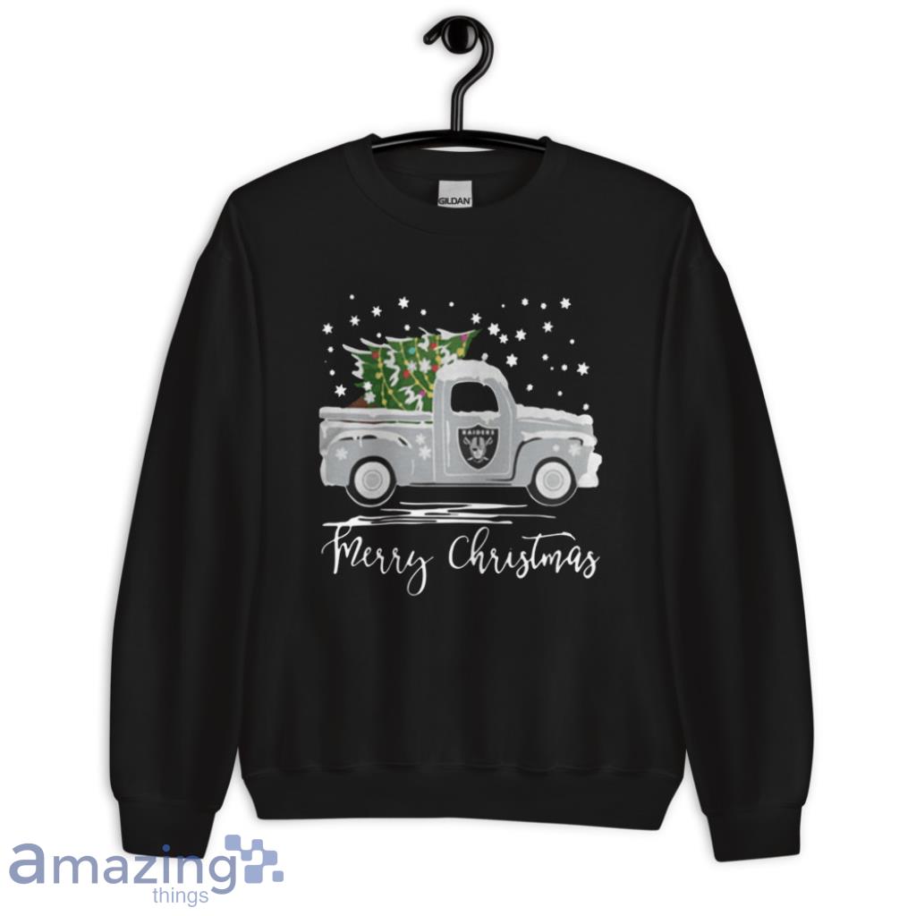 Merry christmas Oakland Raiders truck t-shirt, unisex shirt, hoodie