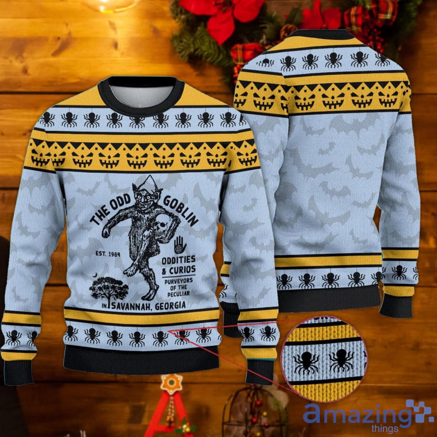Oddities Goblin Sweater The Oddities Goblin Ugly Halloween Sweater Product Photo 1
