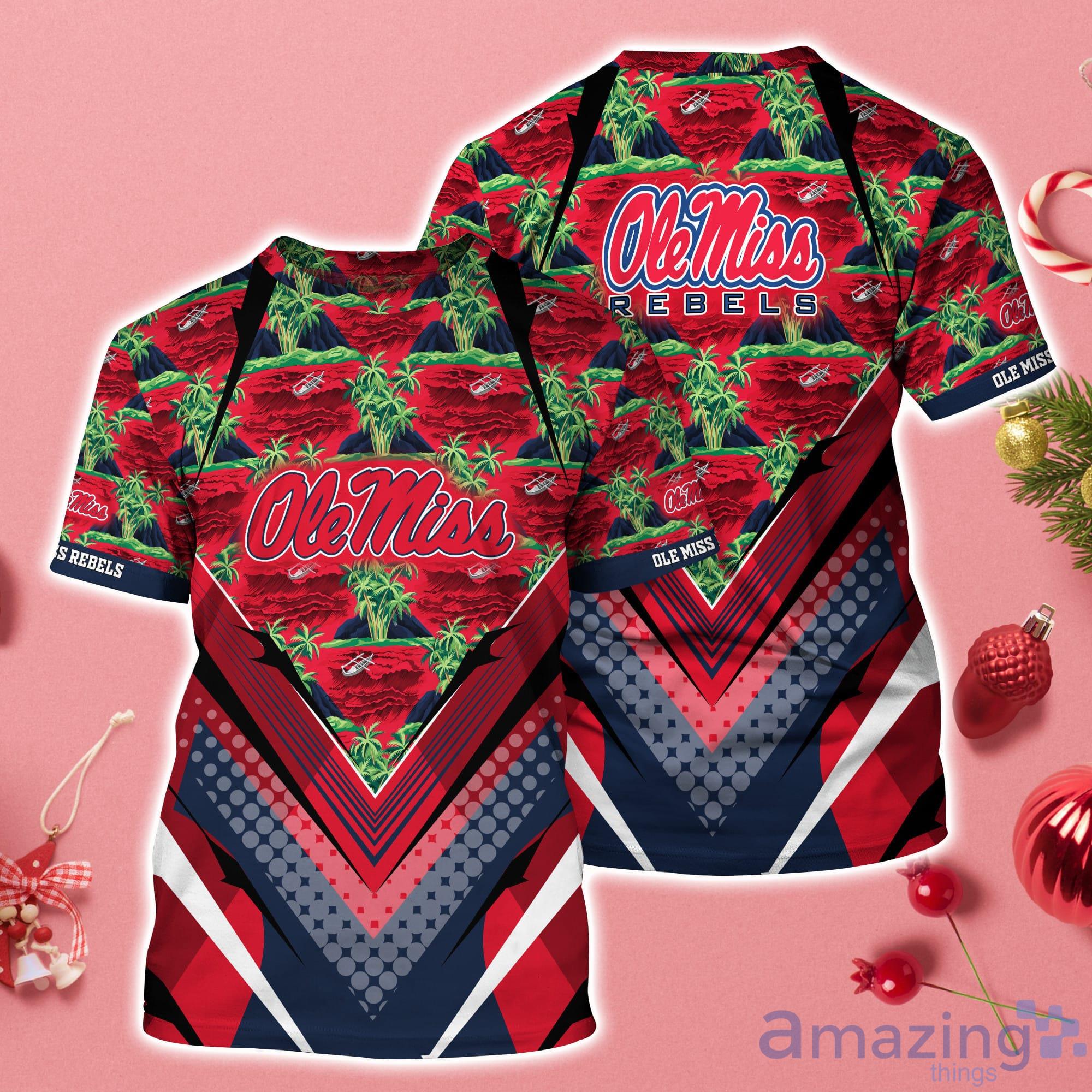 Ole Miss Rebels Sport Team 3D T-Shirt For Fans Product Photo 1