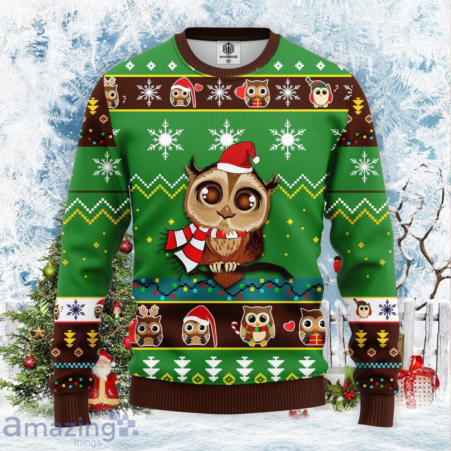 Own Cute Green Cute Christmas Gift Ugly Christmas Sweater Product Photo 1