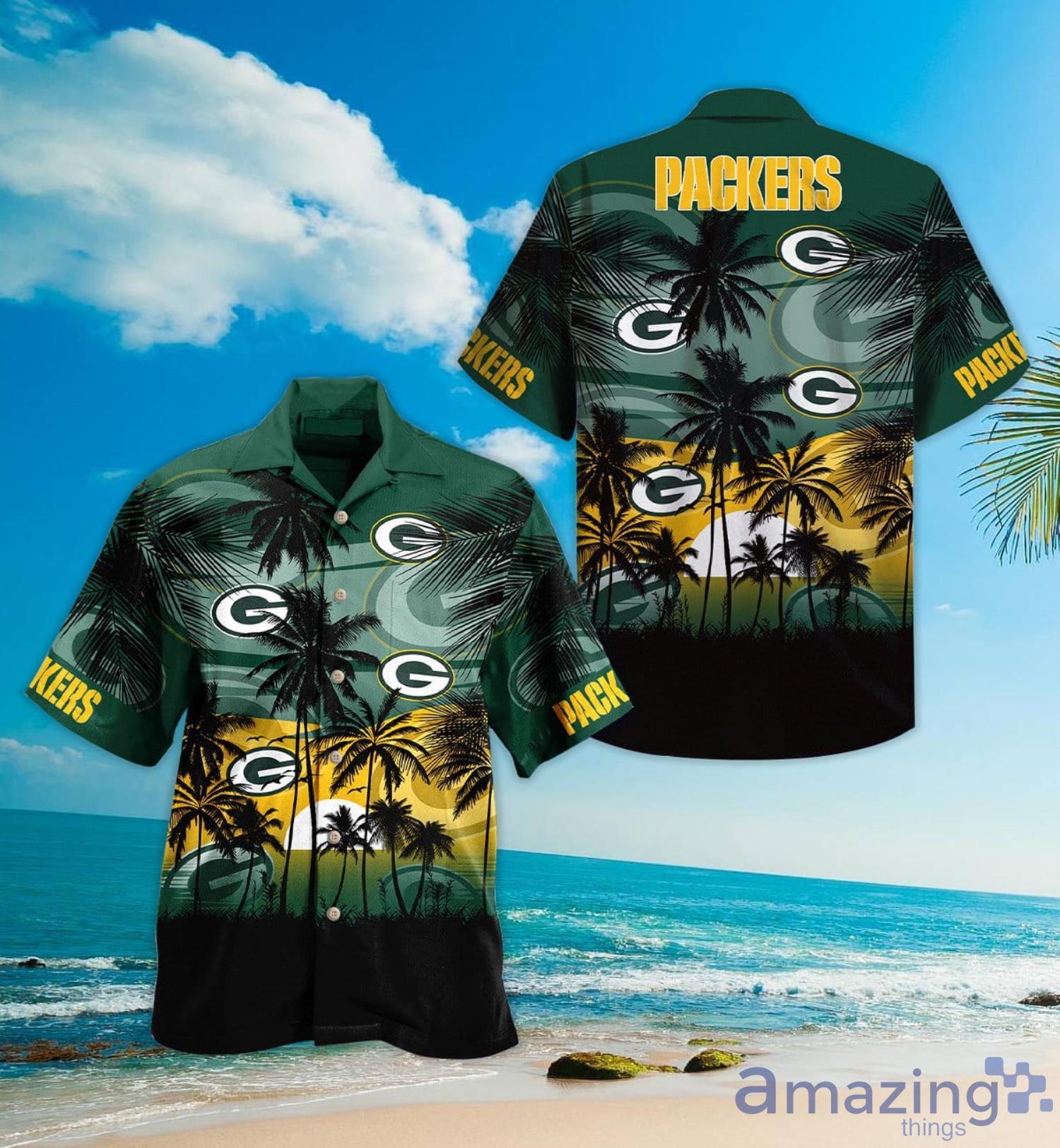 Green Bay Packers NFL Hawaiian Shirt Sunsetstime Aloha Shirt - Trendy Aloha