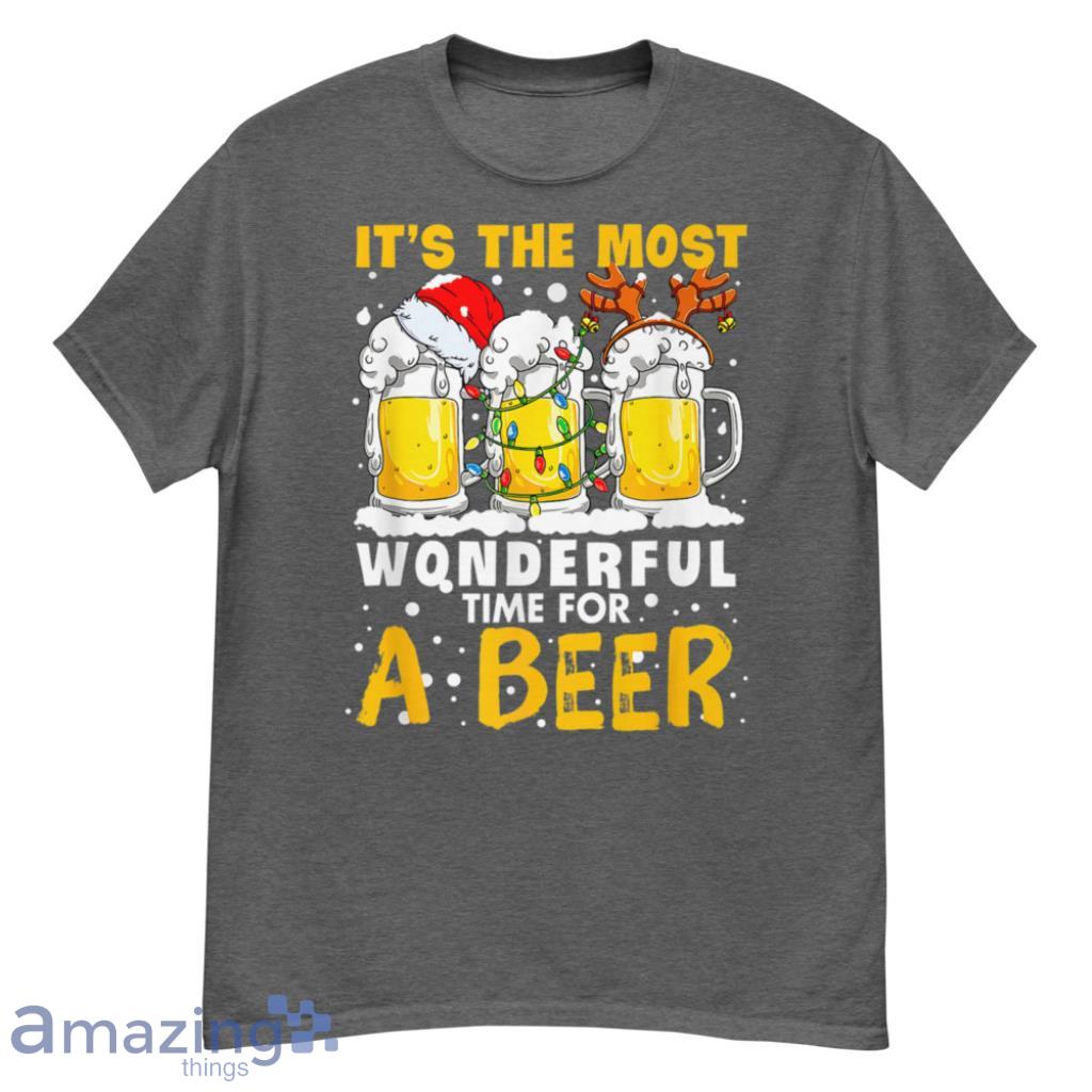 Party Its The Most Wonderful Time For A Beer T-Shirt - G500 Men’s Classic T-Shirt-1