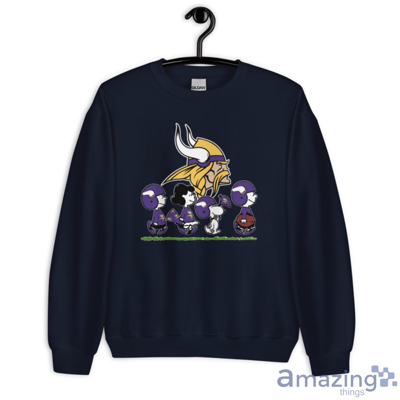 Minnesota Vikings Sweatshirt Size Mens 2XL Blue Graphic Print Head