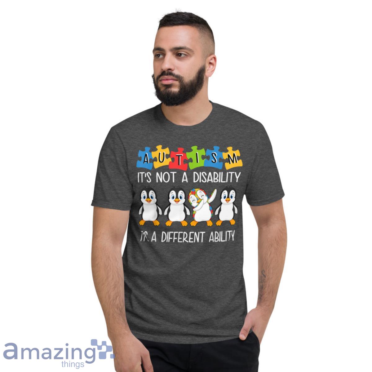 Cool Penguin Autism Awareness Support Women's T-shirt, 3XL, Royal 