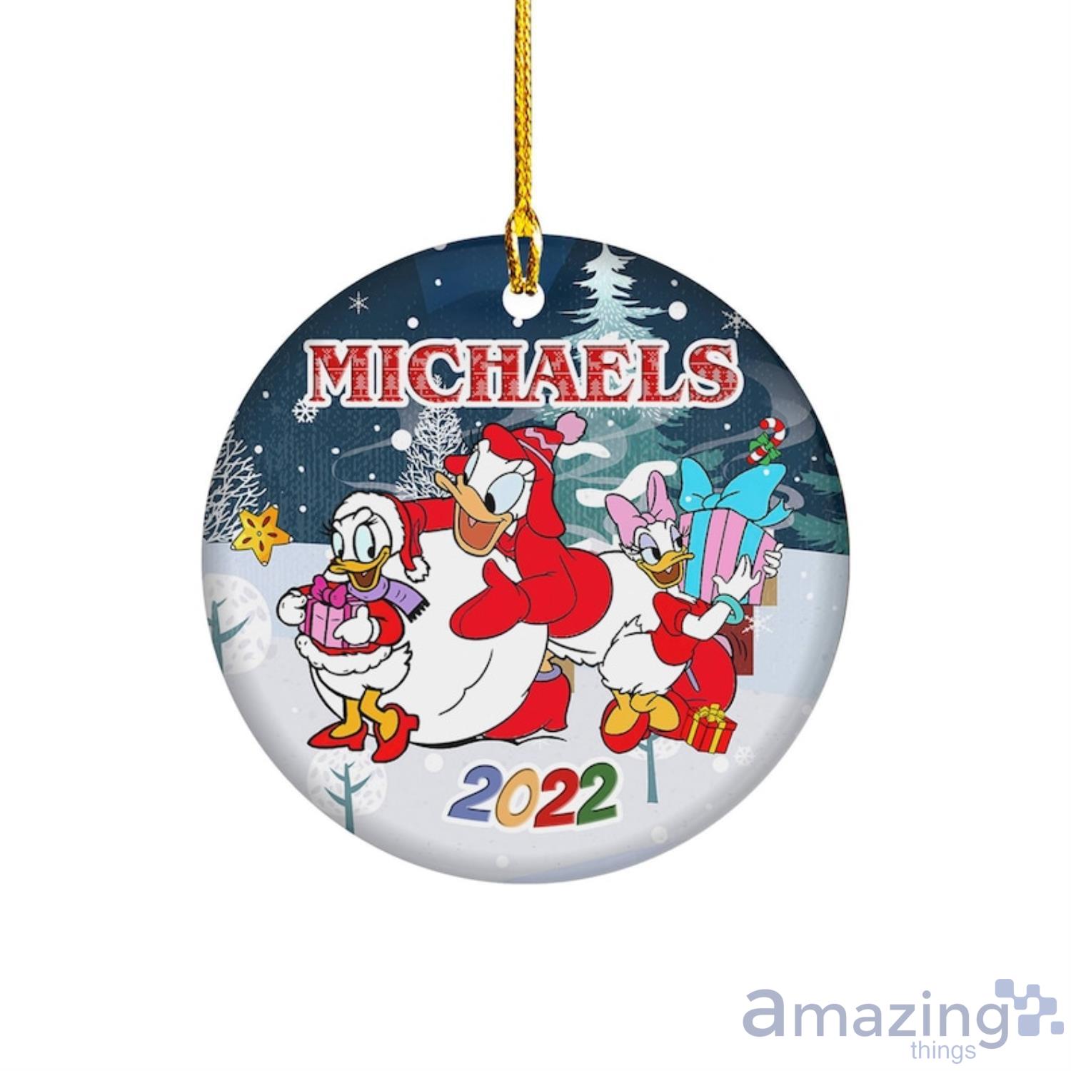 Personalized Name Daisy Duck Ornament Daisy Duck Customized Ornament Product Photo 1