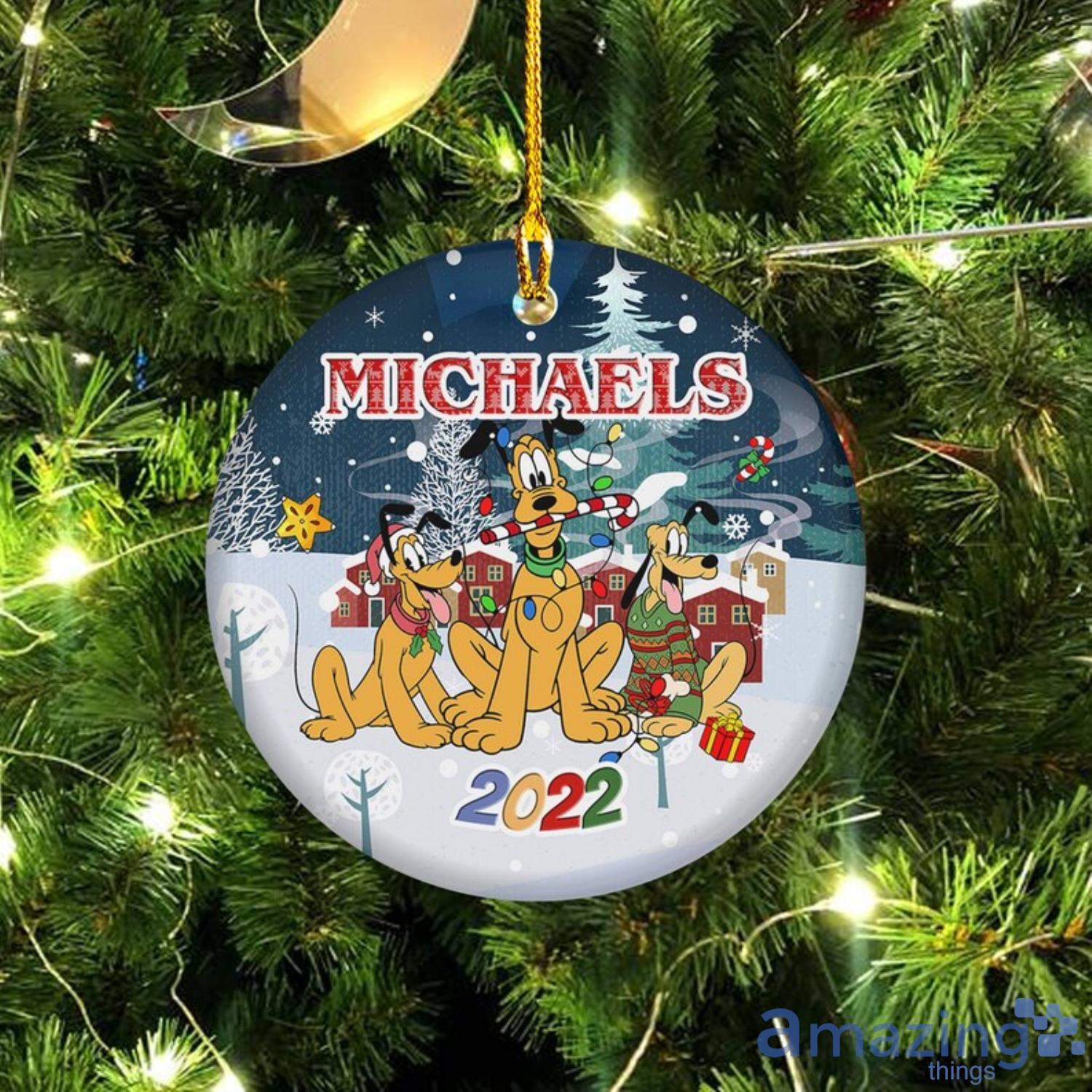 Personalized Name Pluto Dog Ornament Pluto Customized Ornament image Personalized Name Pluto Dog Ornament Pluto Customized Ornament Product Photo 3