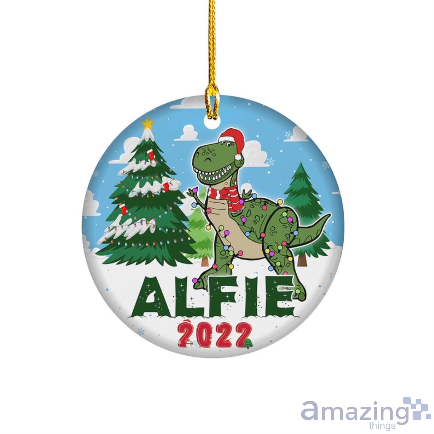 Personalized Name Rex Toy Story Ornament Toy Story Christmas Ornament Product Photo 1