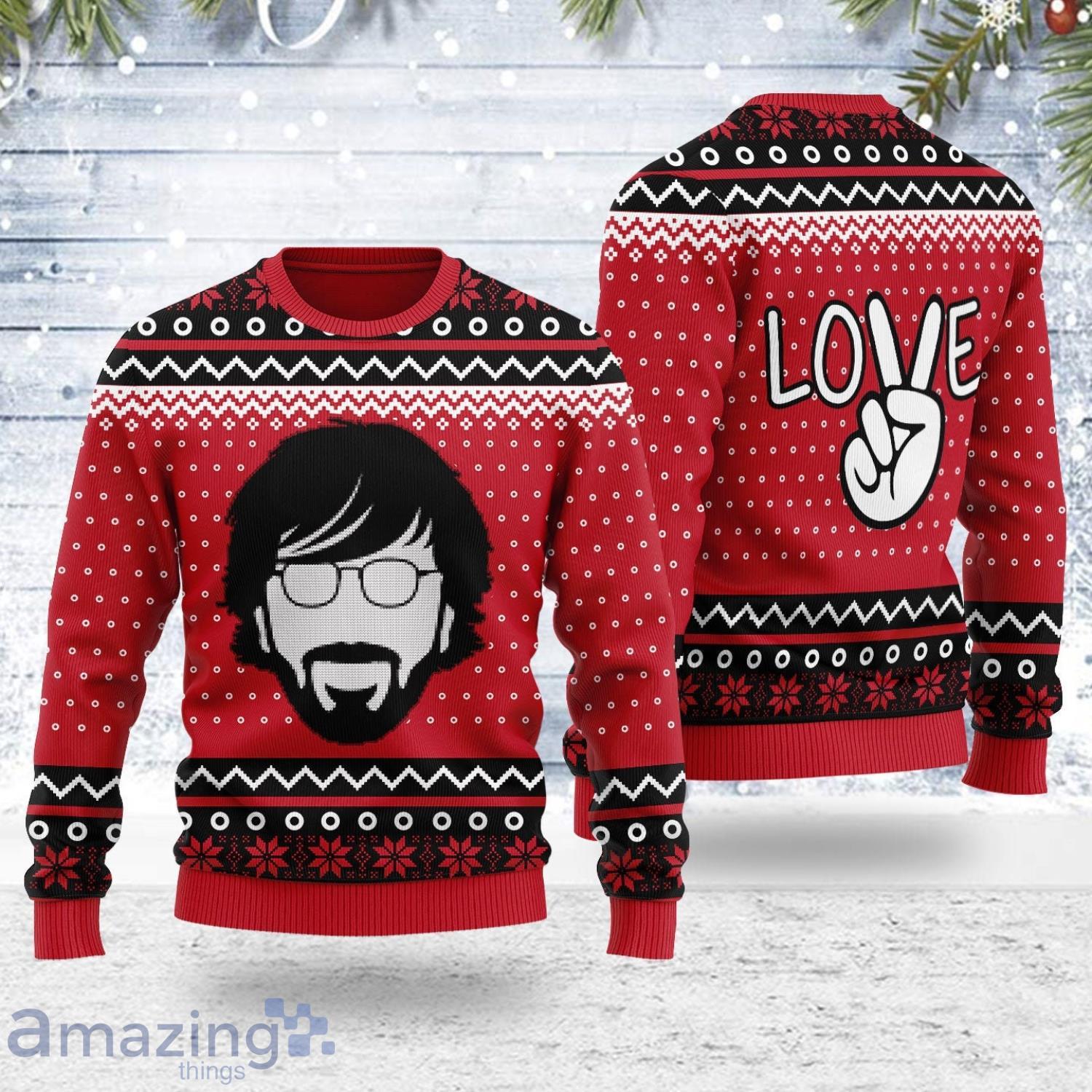 Phish Fishman Donuts Love Ugly Christmas Sweater Product Photo 1