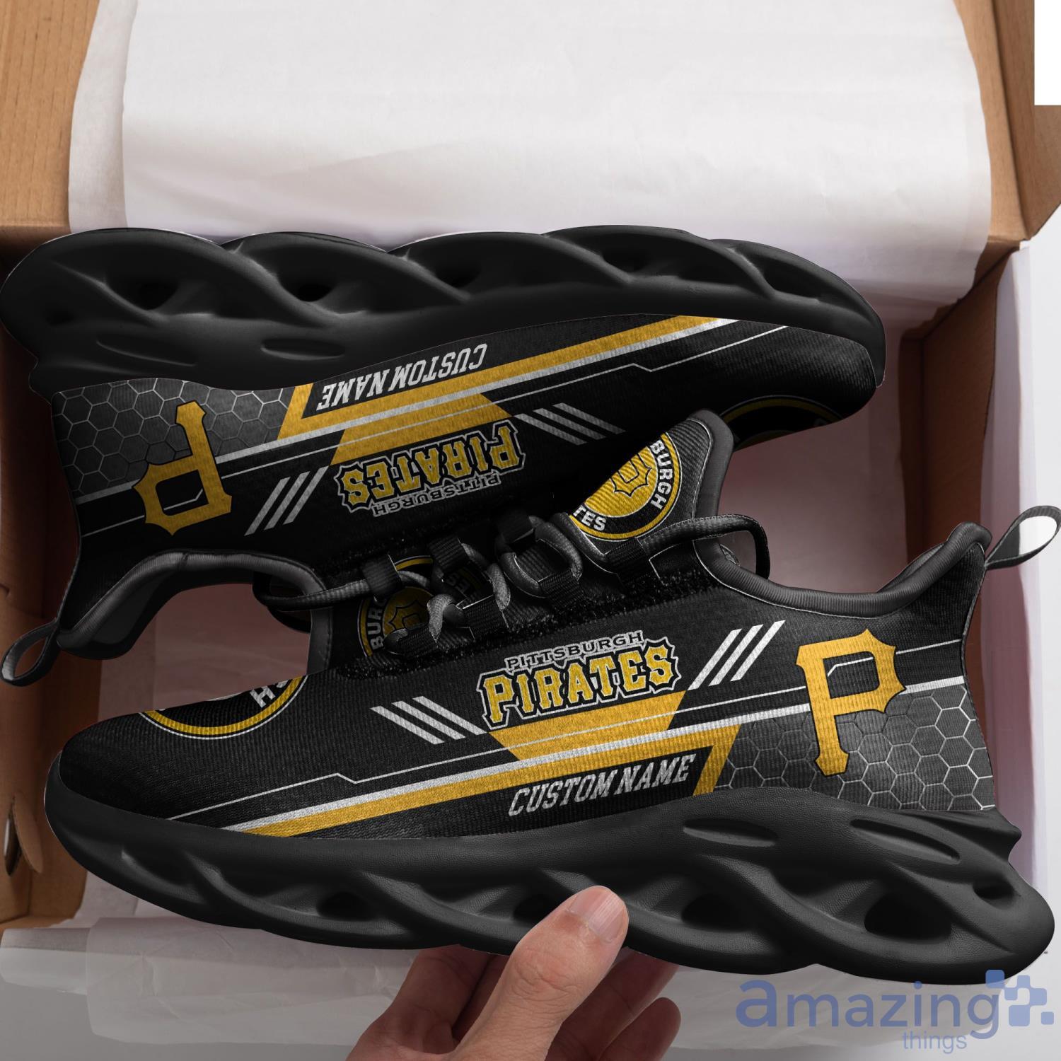 Pittsburgh Pirates Custom Name Max Soul Sneaker Running Shoes For Football  Fan